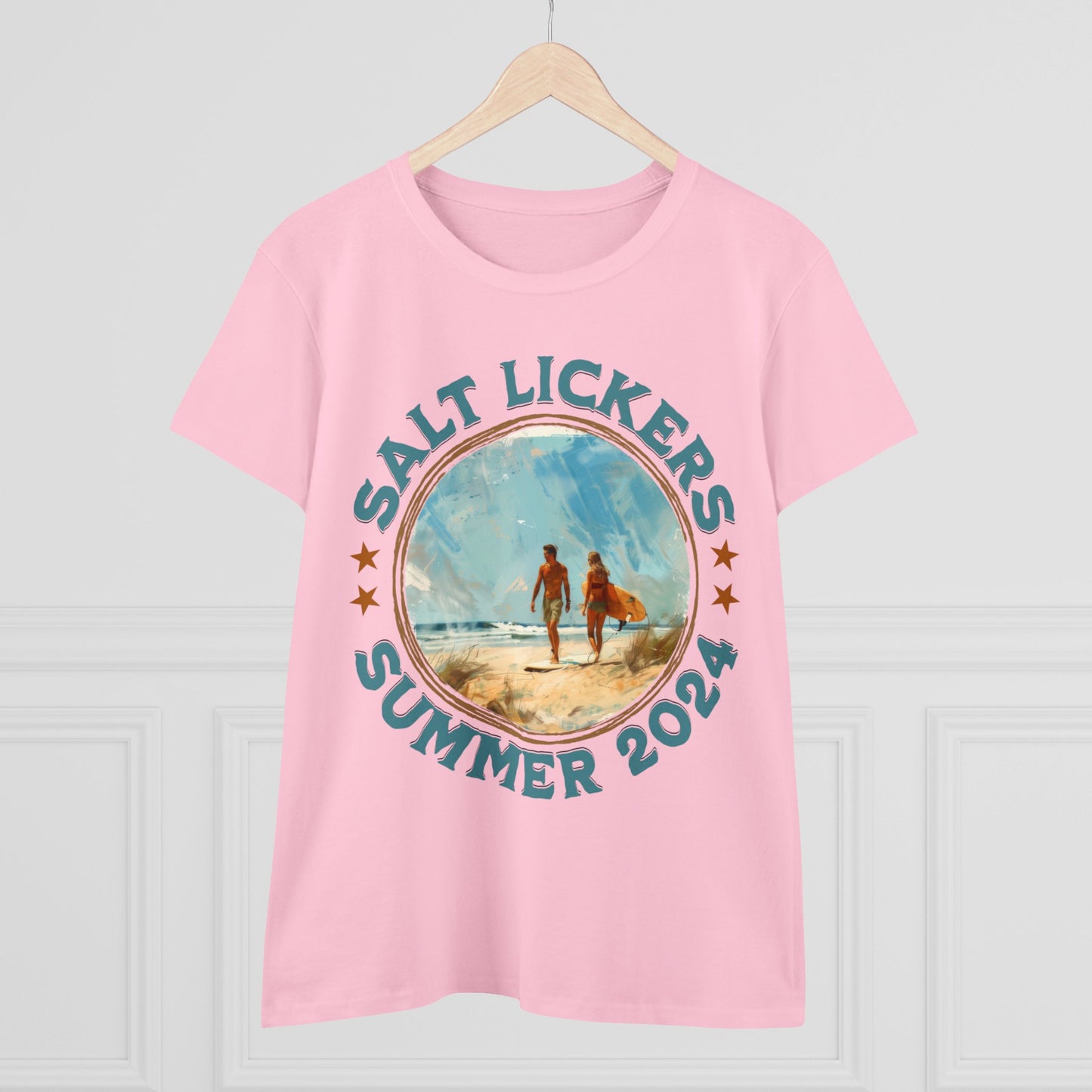 Surfing - Women's Midweight Cotton Tee