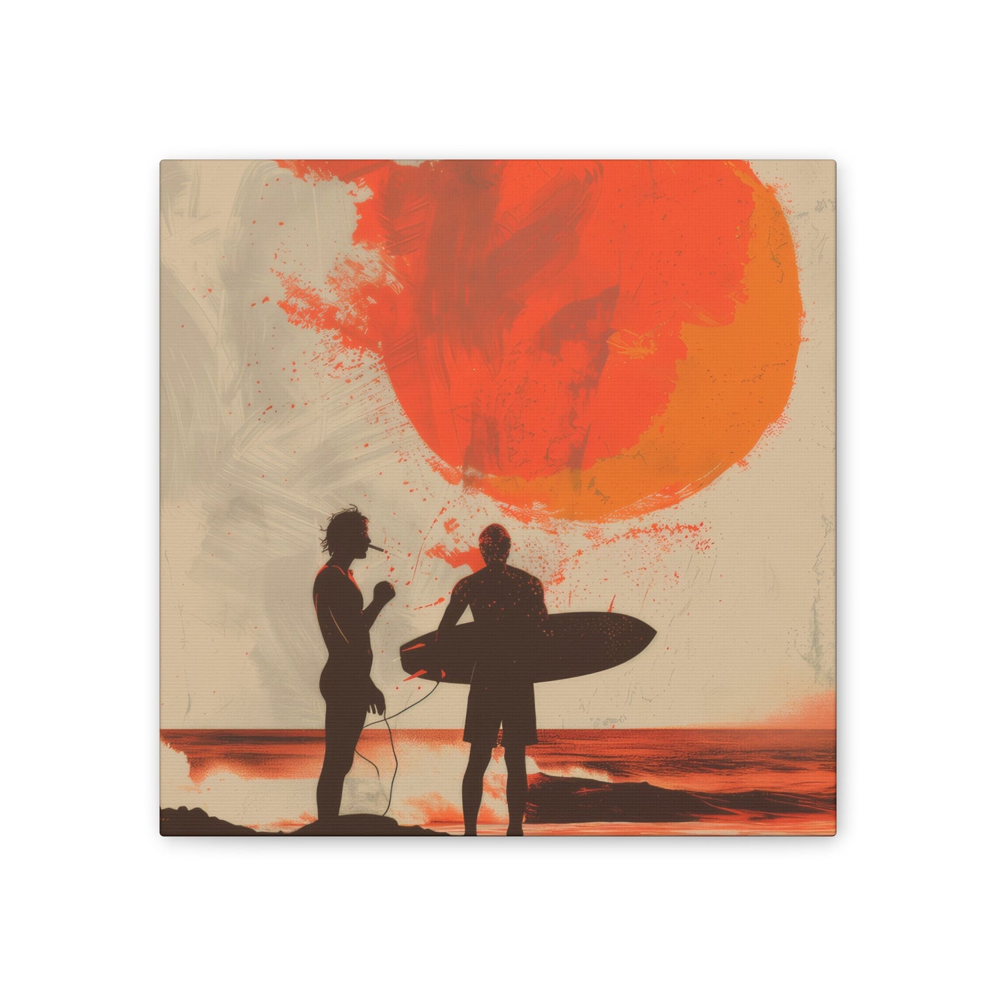 Morning Surf - Canvas Stretched, 0.75"