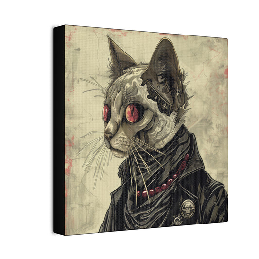 Apocalypse Kitty - Canvas Stretched, 0.75" - Canvas Stretched, 0.75"