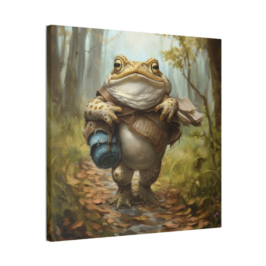 Traveling Toad - Canvas Stretched, 0.75"