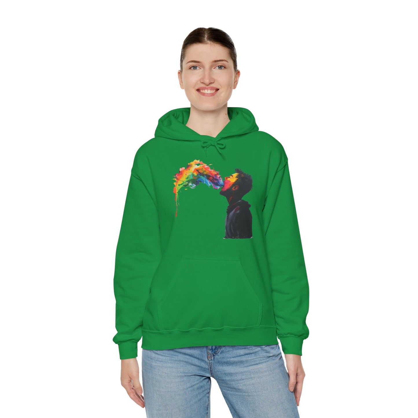 Rainbow Breath - Unisex Heavy Blend™ Hooded Sweatshirt