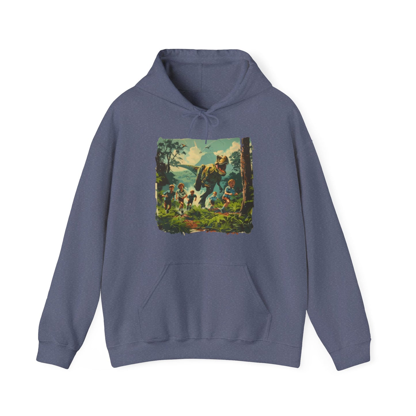 Dinosaur Chase - Unisex Heavy Blend™ Hooded Sweatshirt