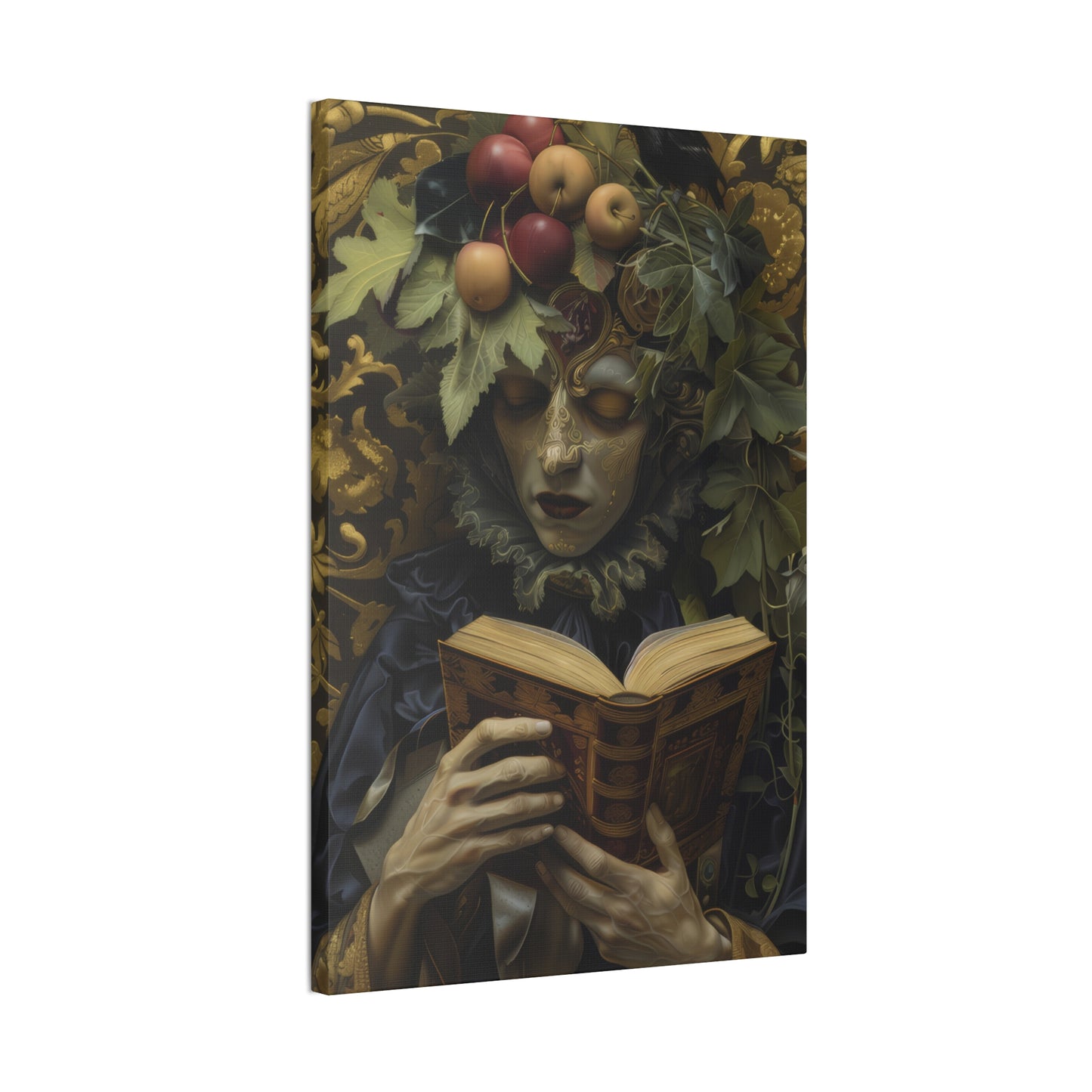 Solemn Book - Canvas Stretched, 0.75"