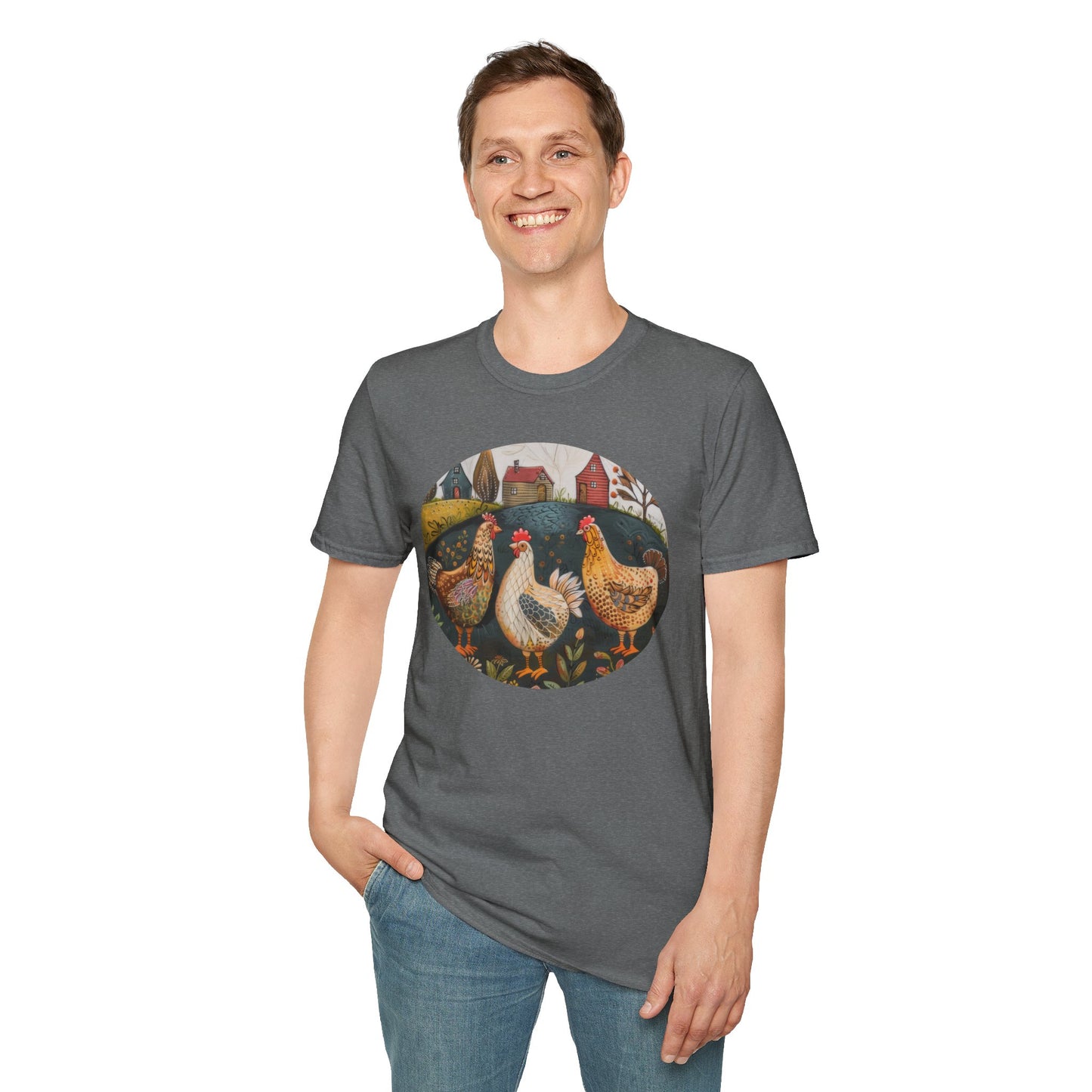 Chickens - Unisex Softstyle T-Shirt