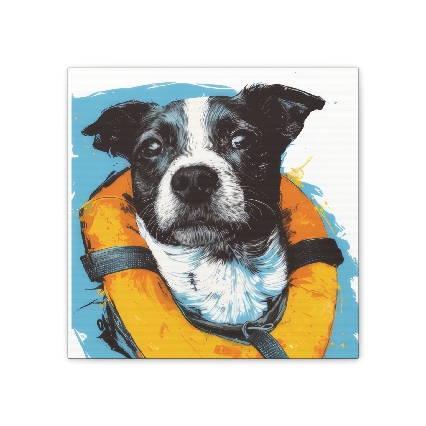 Water Dog - Canvas Stretched, 0.75"