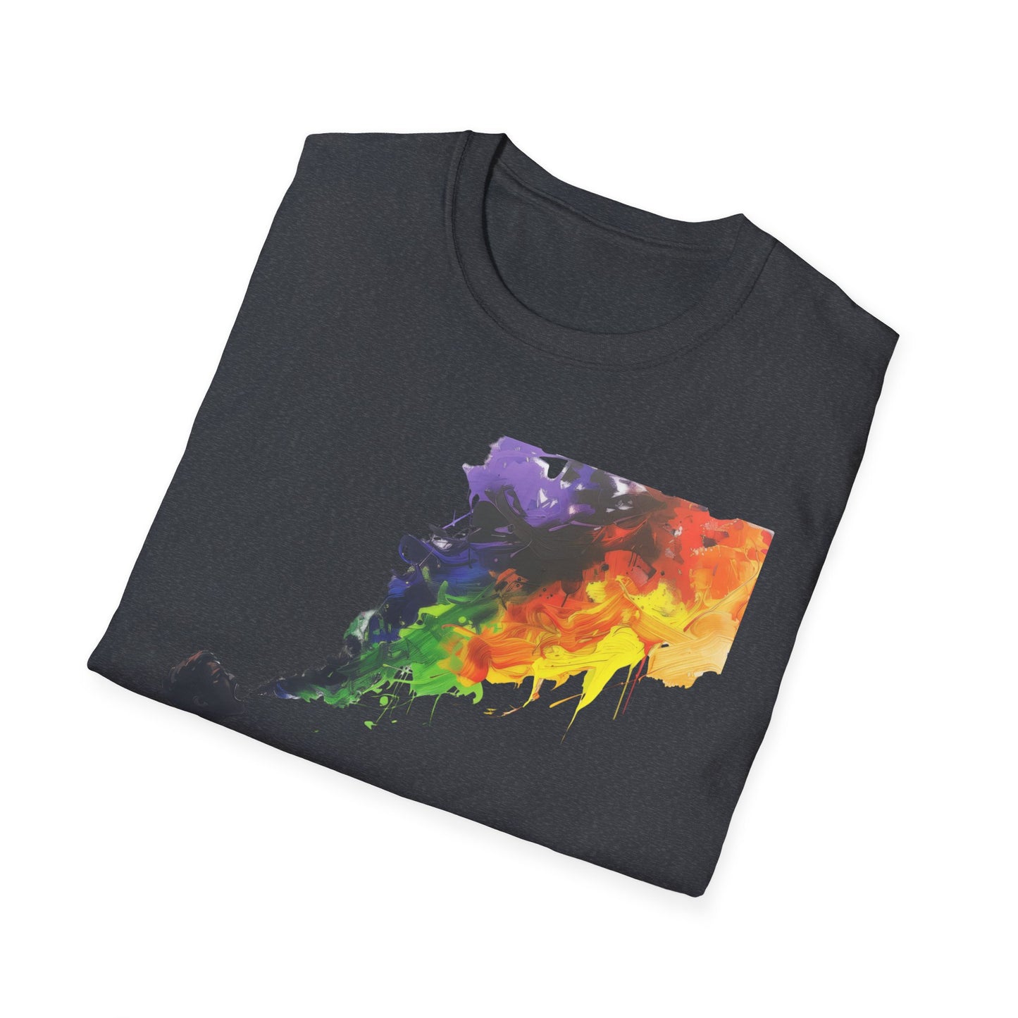 Rainbow Breath - Unisex Softstyle T-Shirt