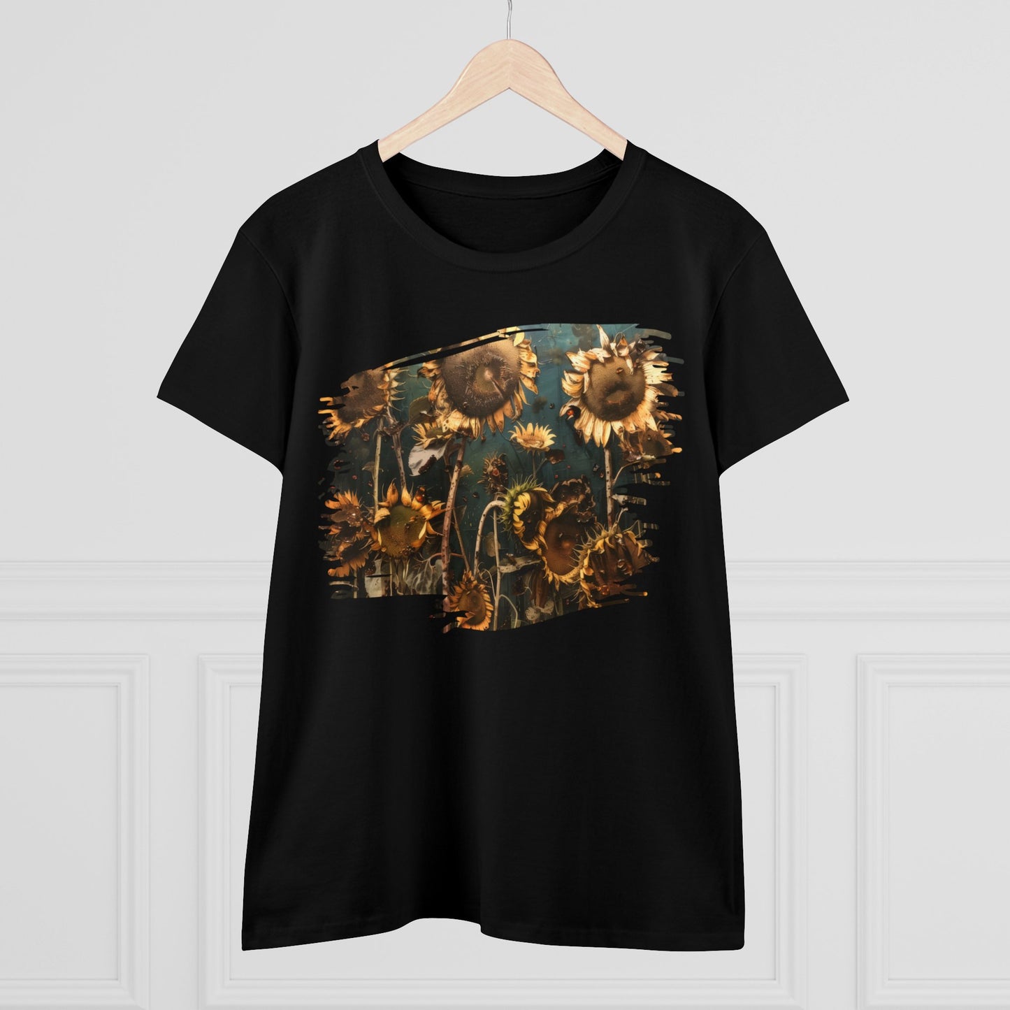 Sunflowers Wilting - Women's Midweight Cotton Tee