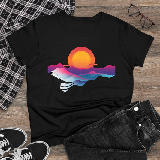 Sunrise - Women's Midweight Cotton Tee