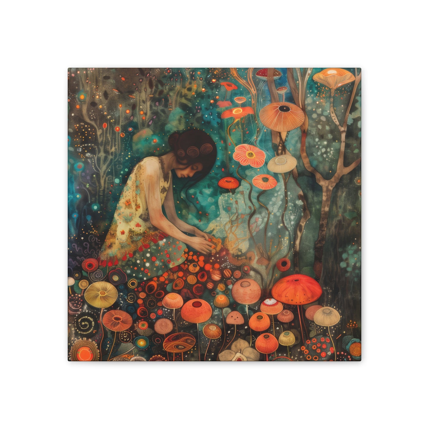 Tending the Garden - Canvas Stretched, 0.75"