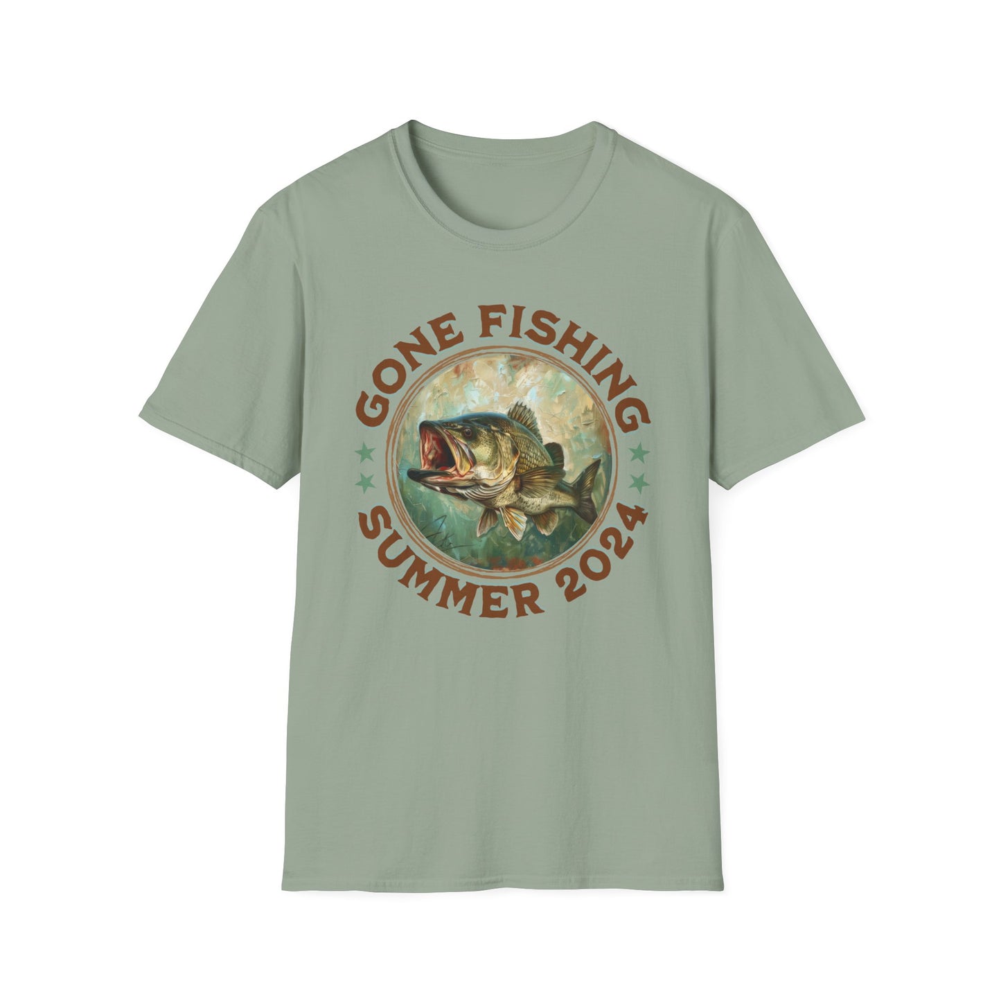 Gone Fishing - Unisex Softstyle T-Shirt