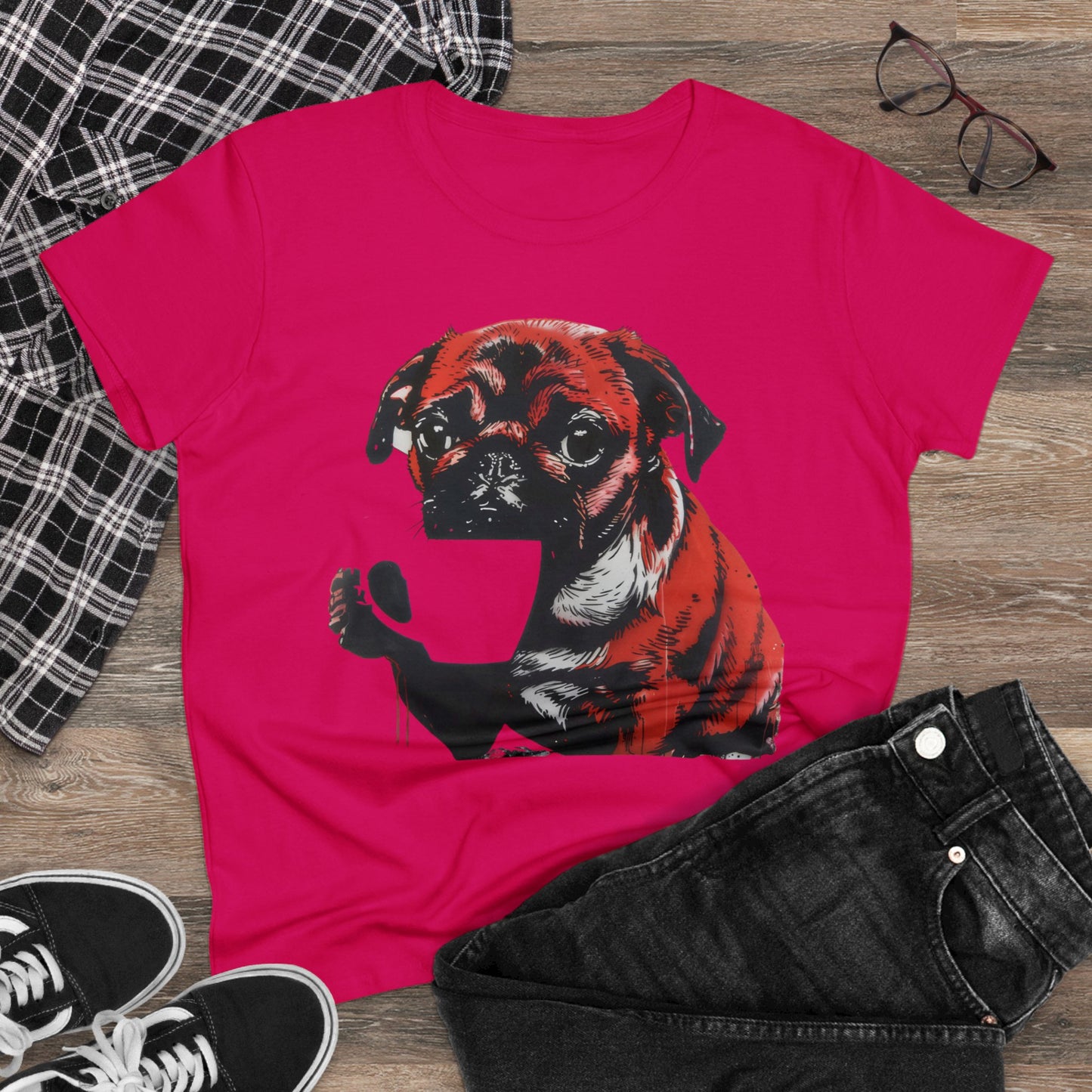 Coffee Dog - Fantasy - Women's Midweight Cotton Tee