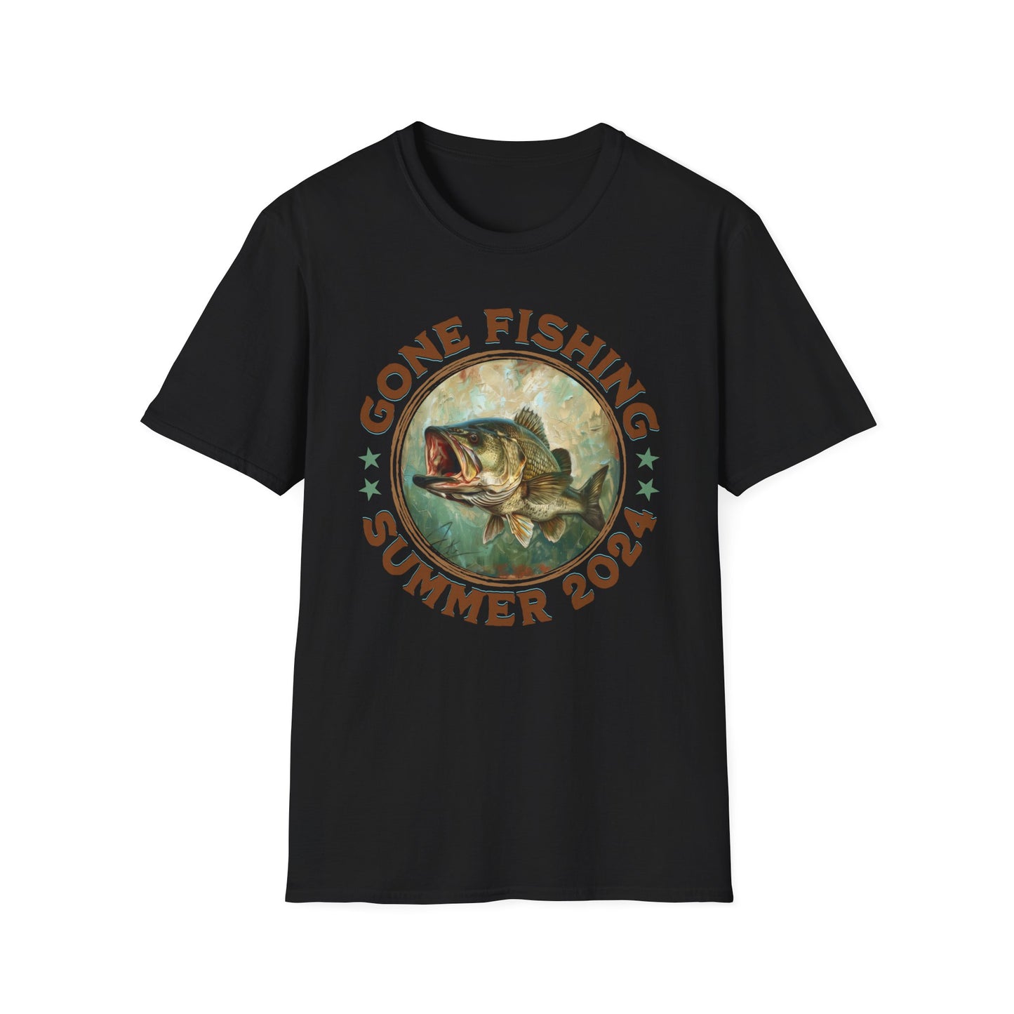 Gone Fishing - Unisex Softstyle T-Shirt