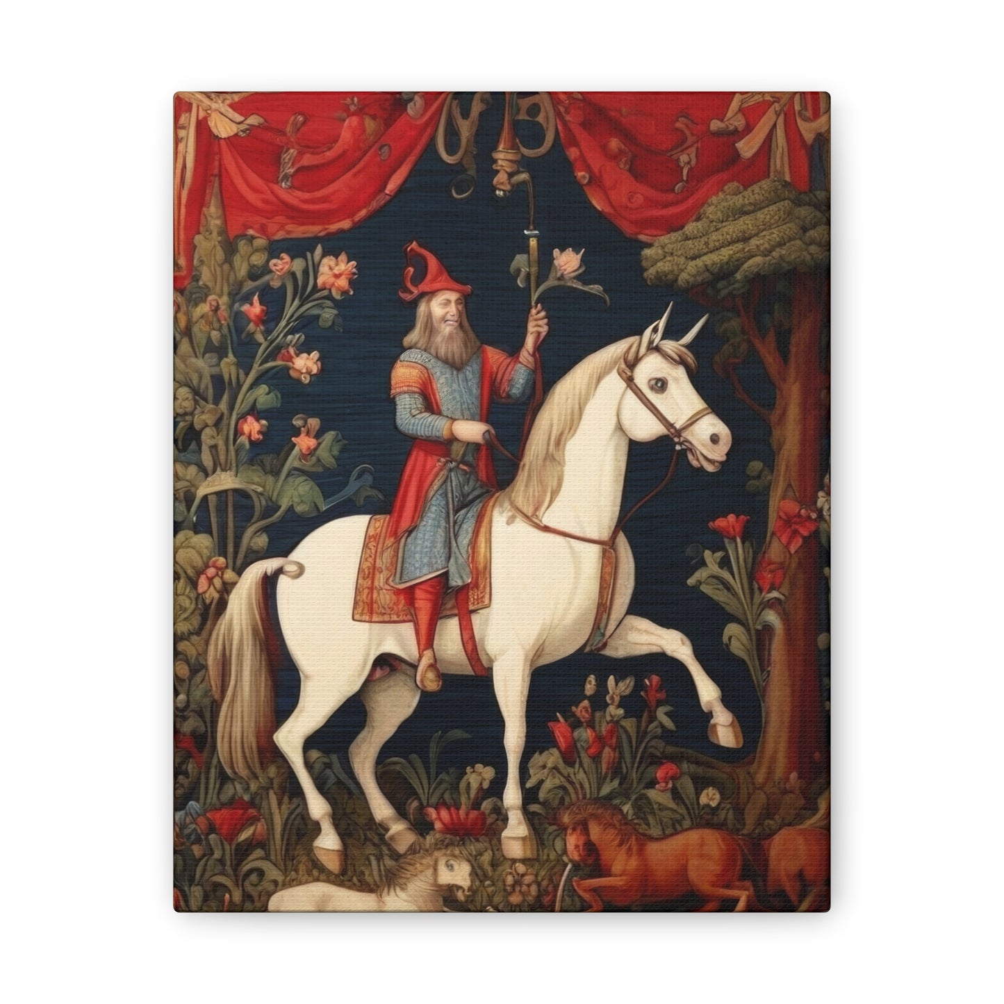 Medieval Tapestry - Canvas Stretched, 0.75"