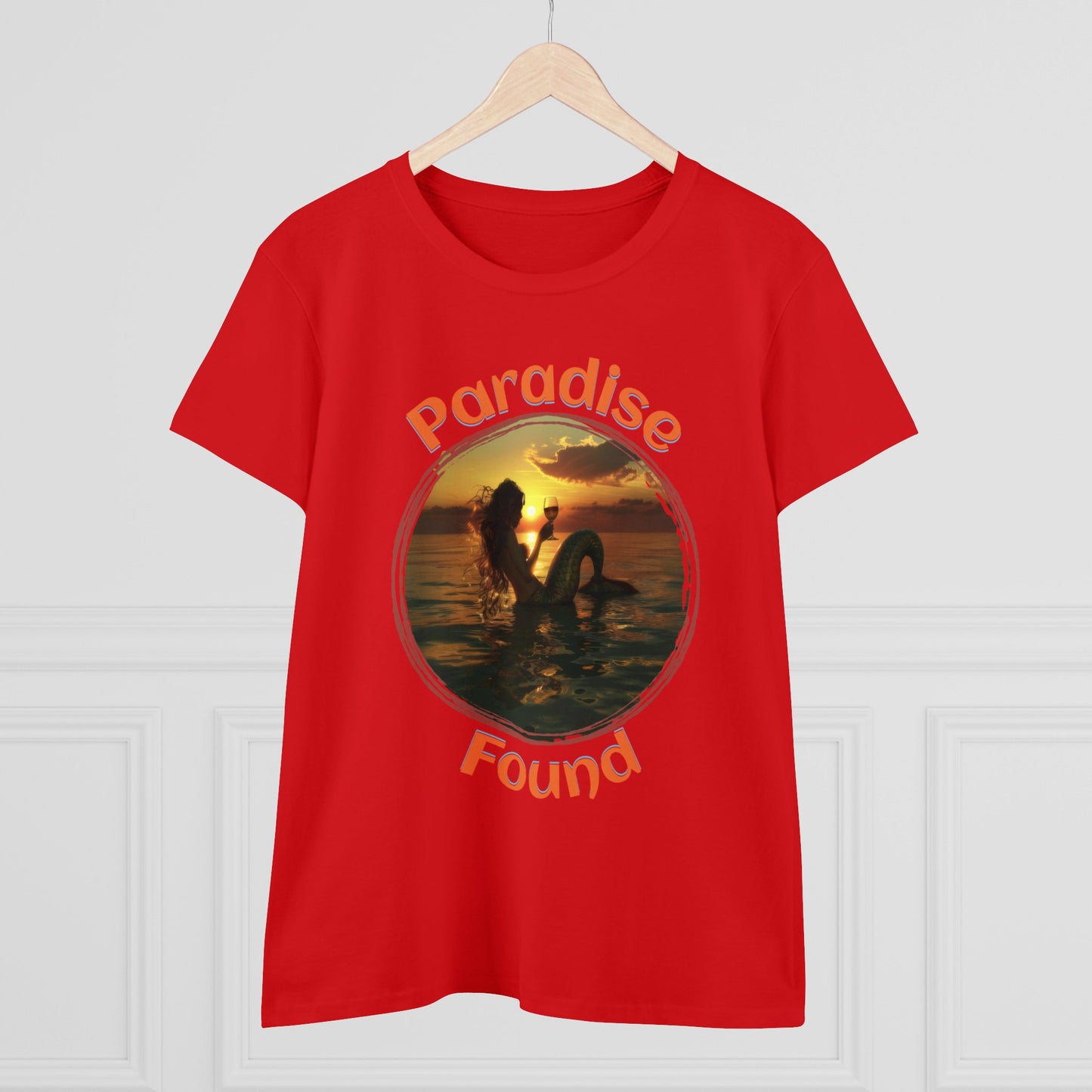 Paradise Found - Women's Midweight Cotton Tee