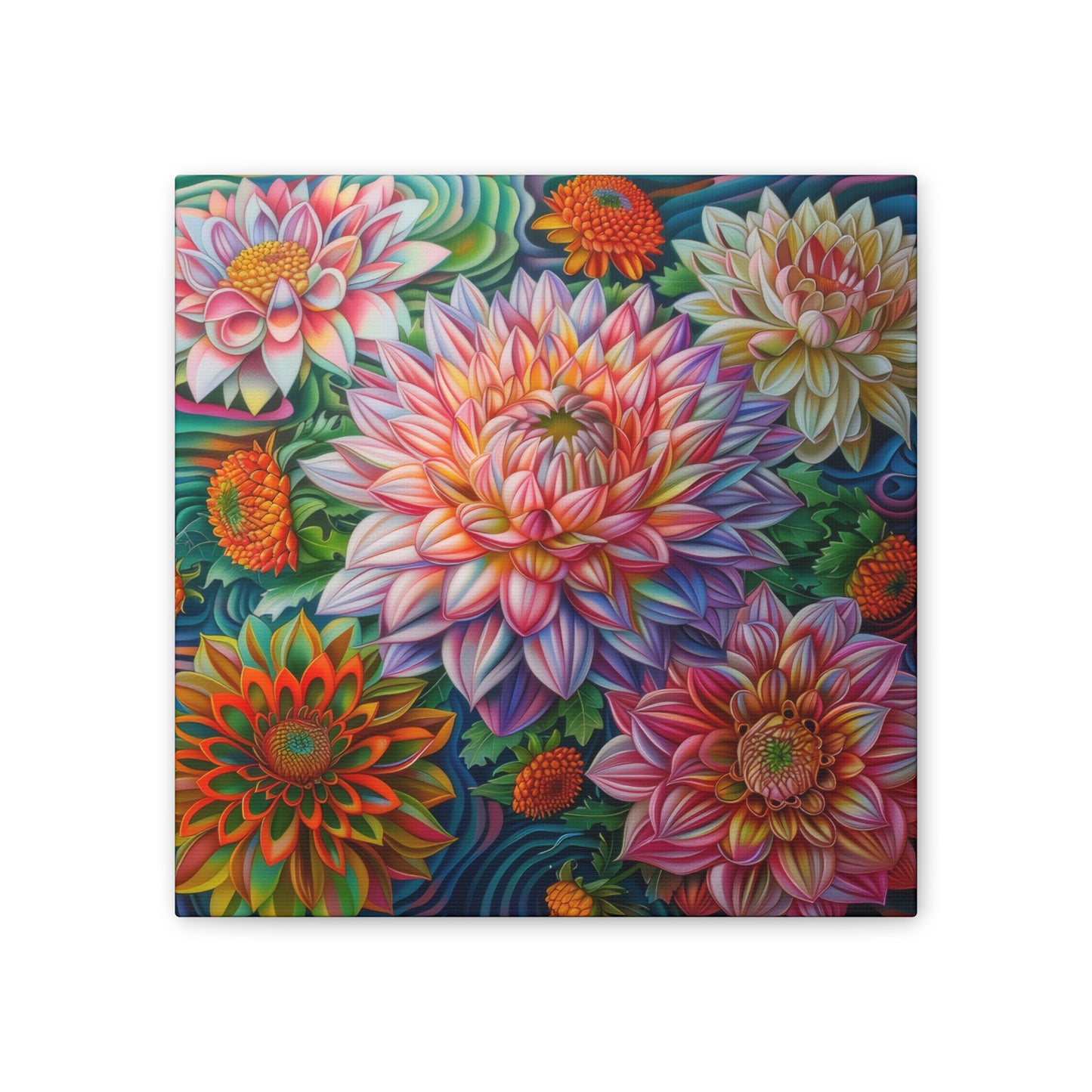 Flowers - Canvas Stretched, 0.75"