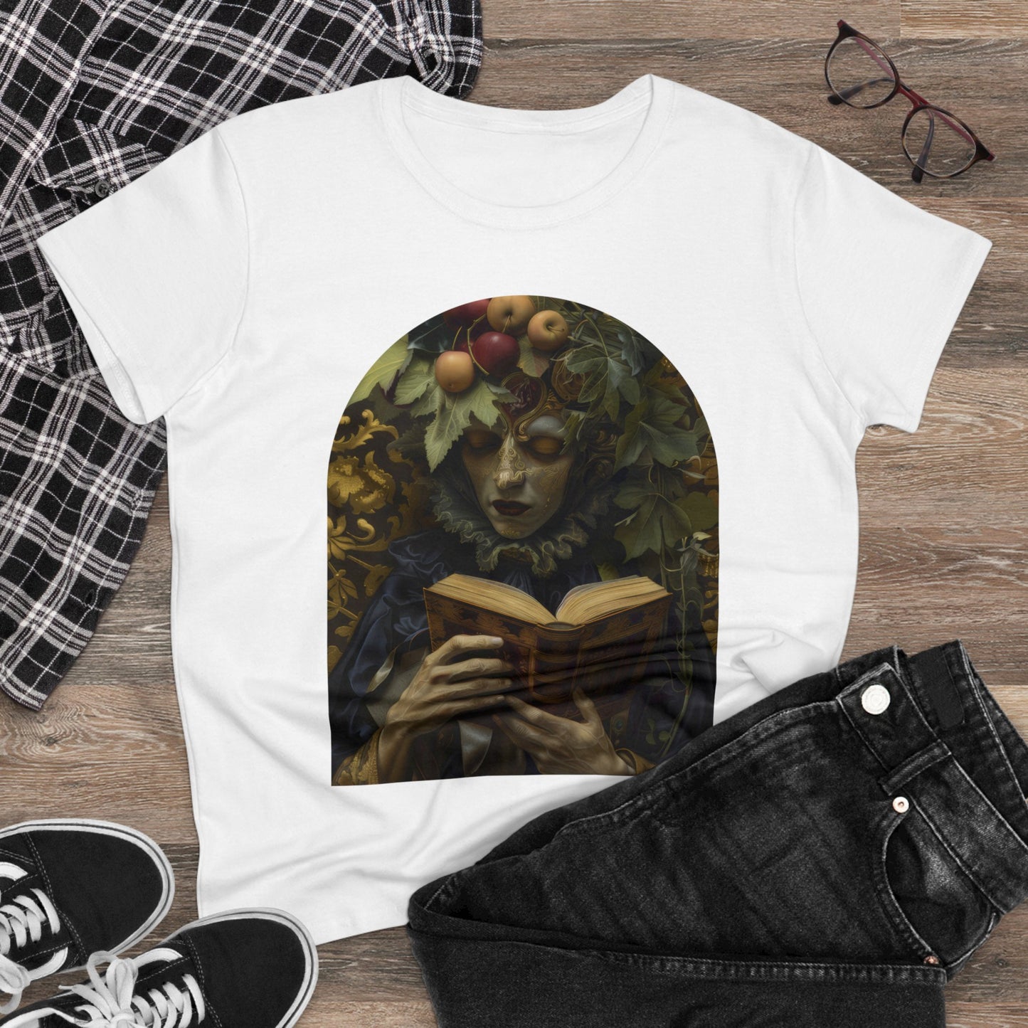 Solemn Reading - Fantasy - Women's Midweight Cotton Tee