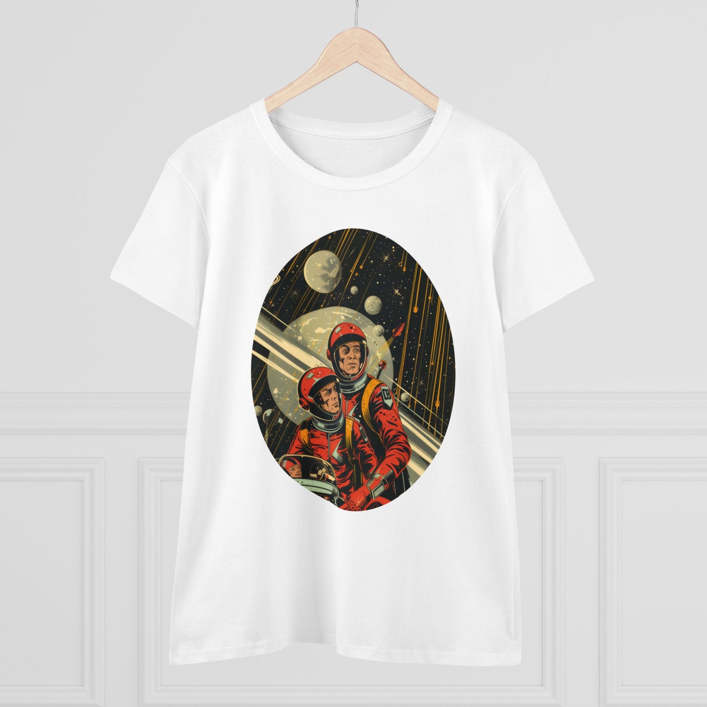 Spacemen - Women's Midweight Cotton Tee