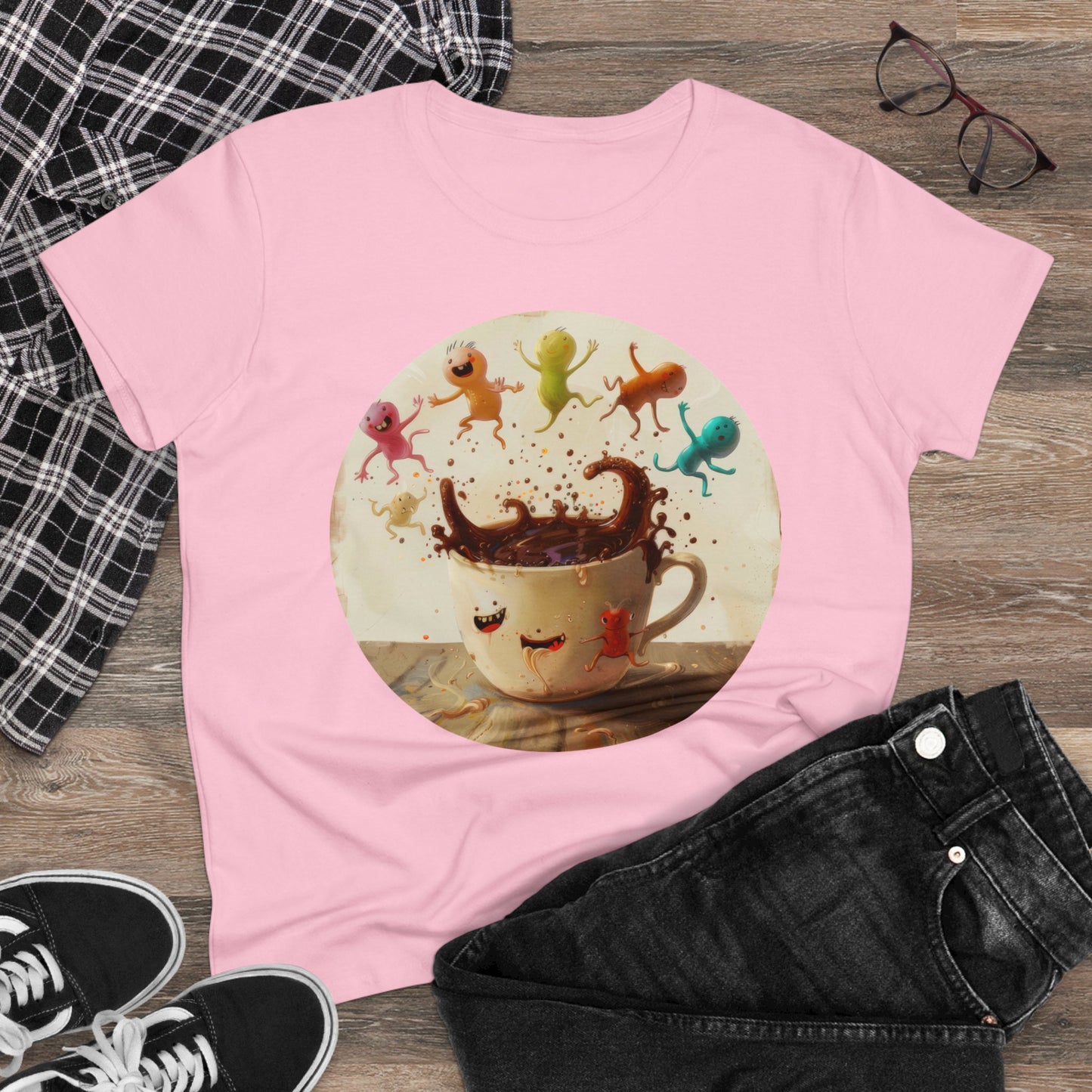 Coffee Critters - Women's Midweight Cotton Tee