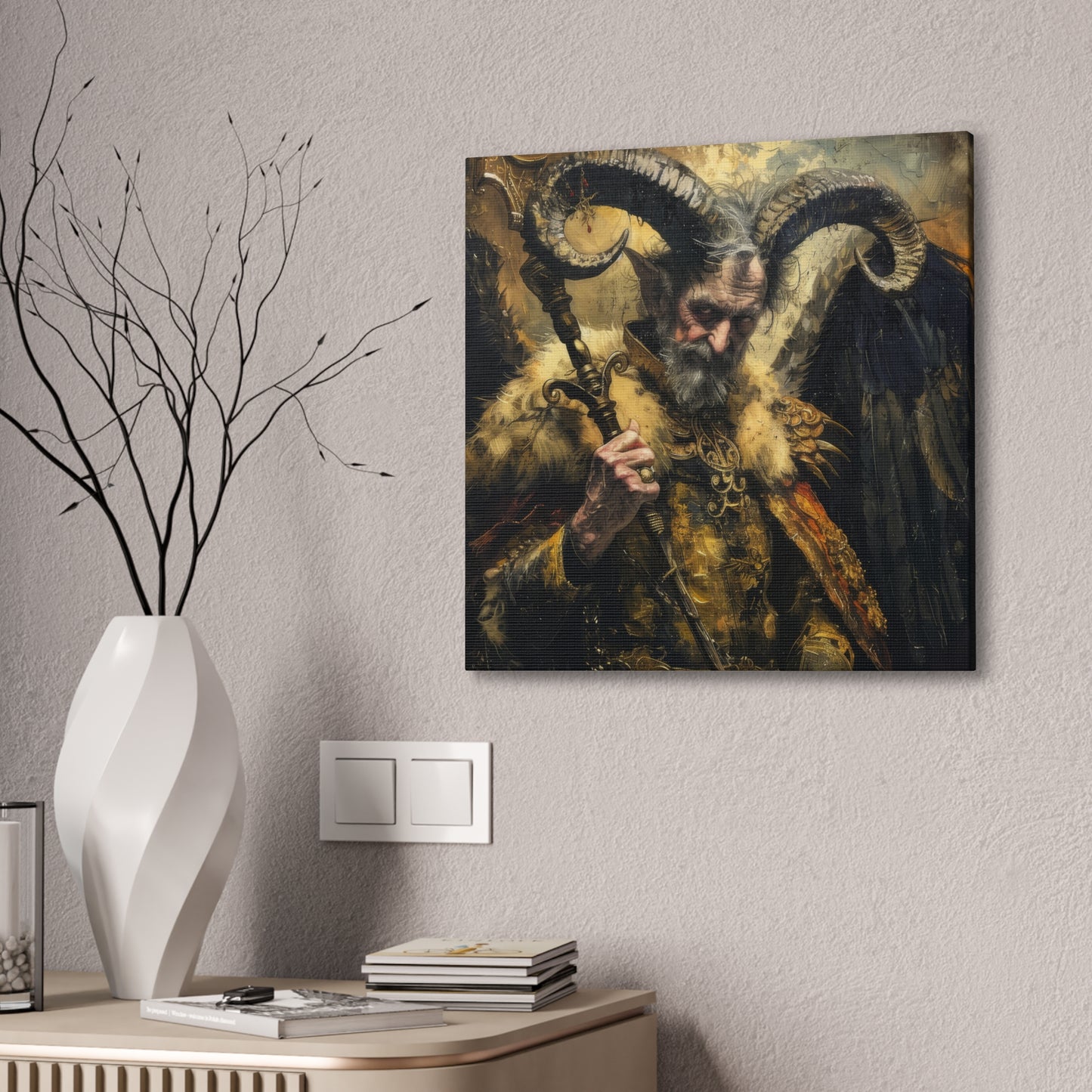 Angel or Devil - Canvas Stretched, 0.75"