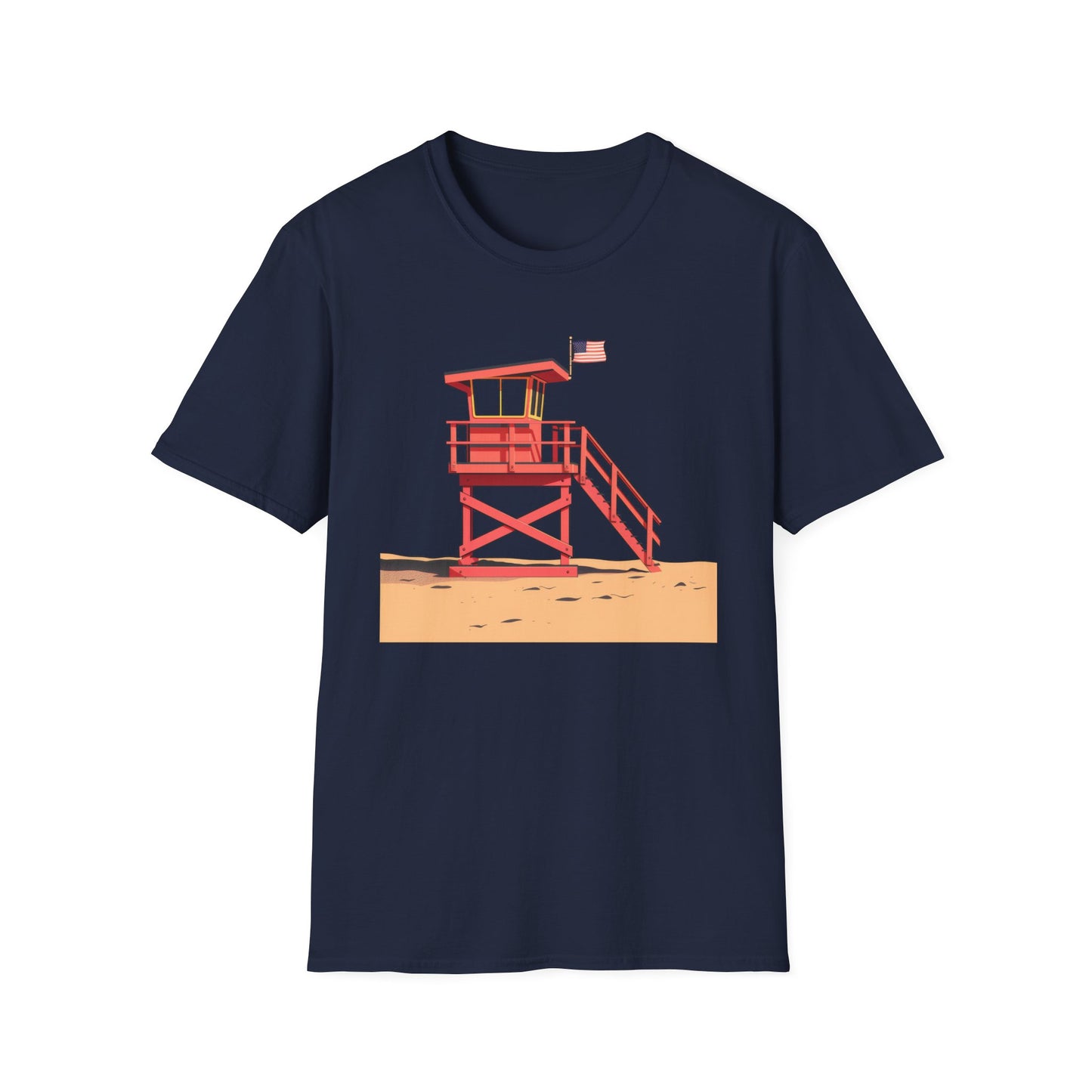 Lifeguard Shack - Unisex Softstyle T-Shirt