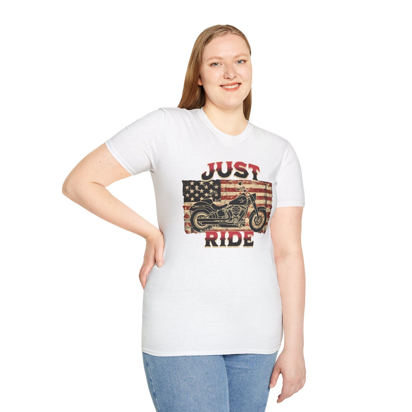 Just Ride - Unisex Softstyle T-Shirt