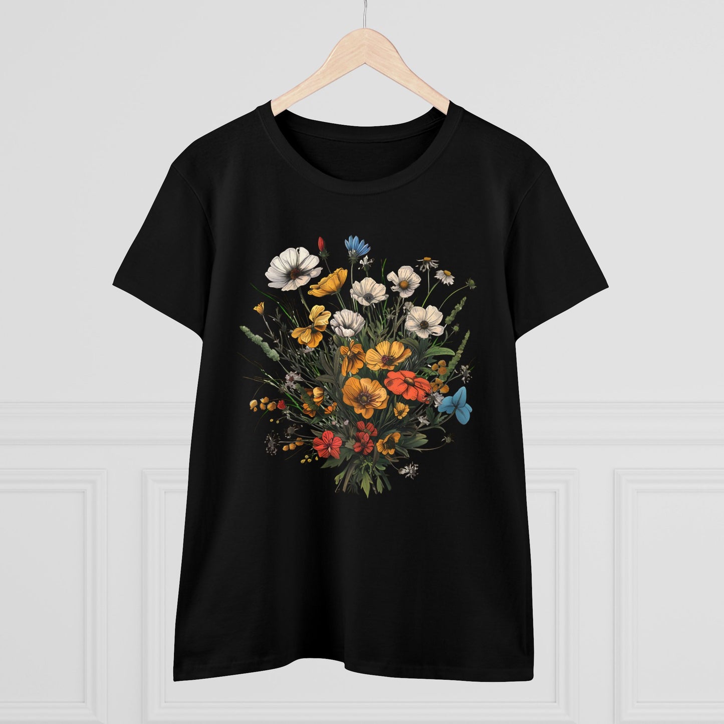 Wildflowers - Women's Midweight Cotton Tee