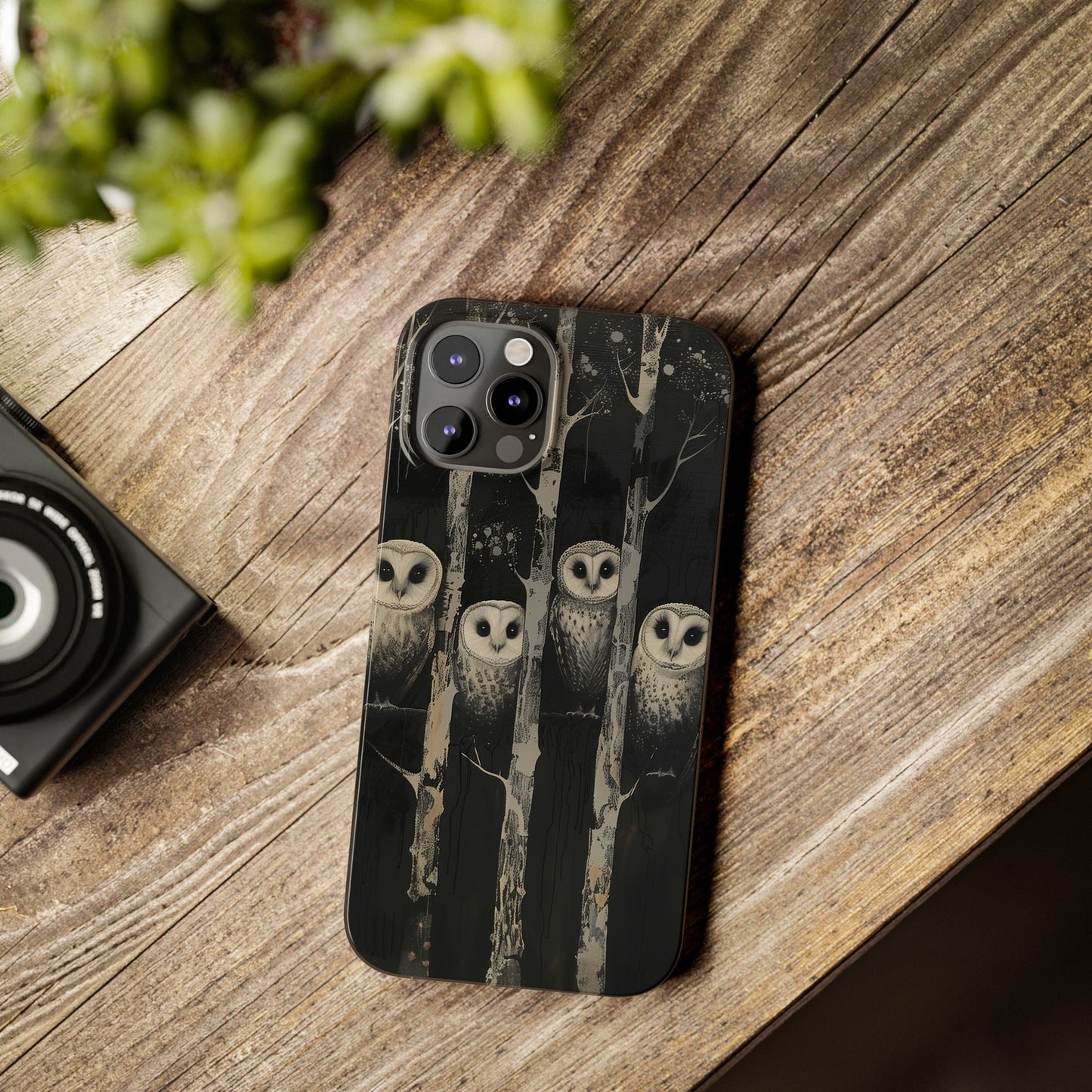 Owls at Night Phone Case