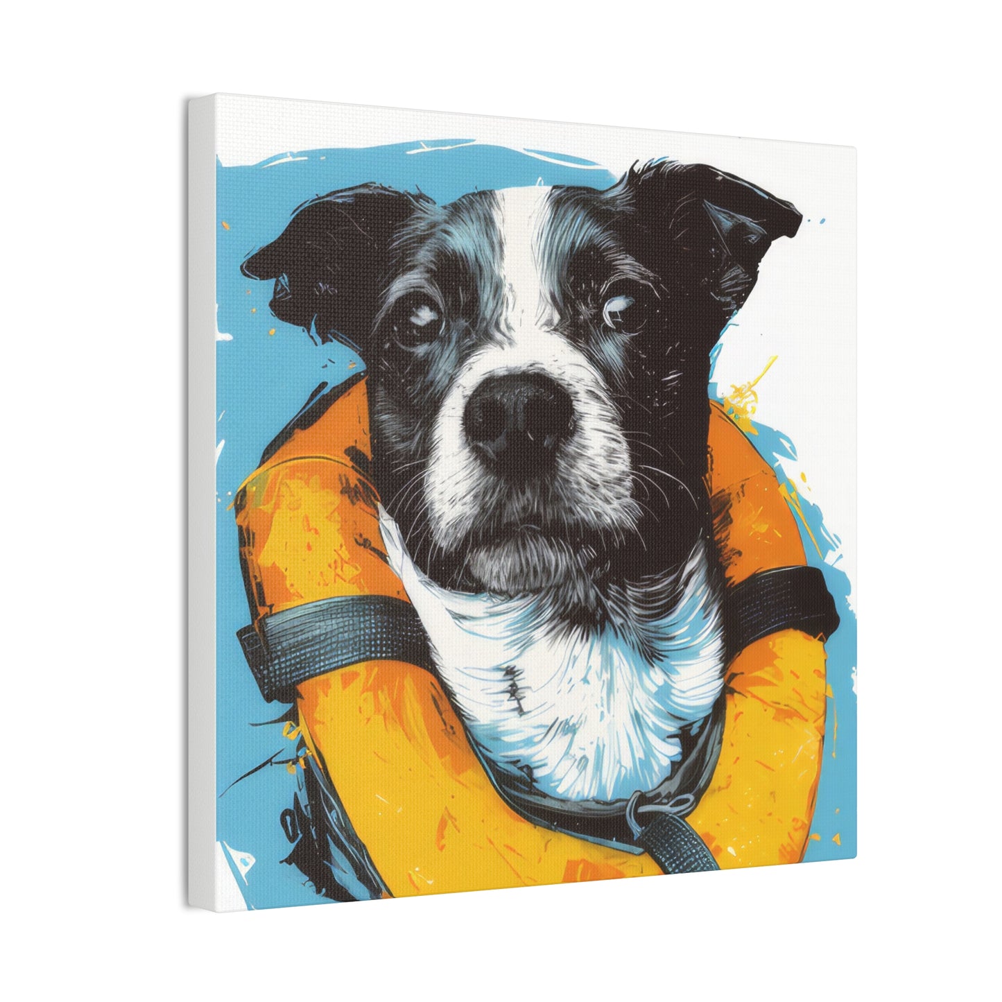 Water Dog - Canvas Stretched, 0.75"