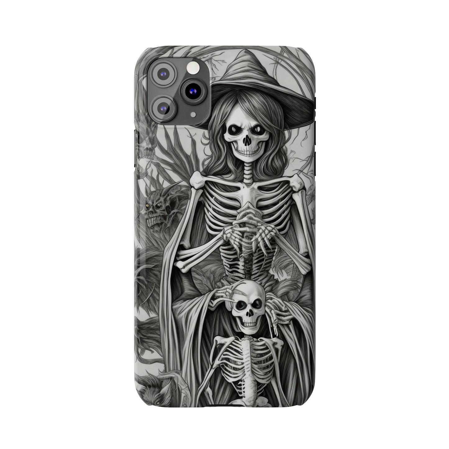 Skeleton Witch - Phone Case