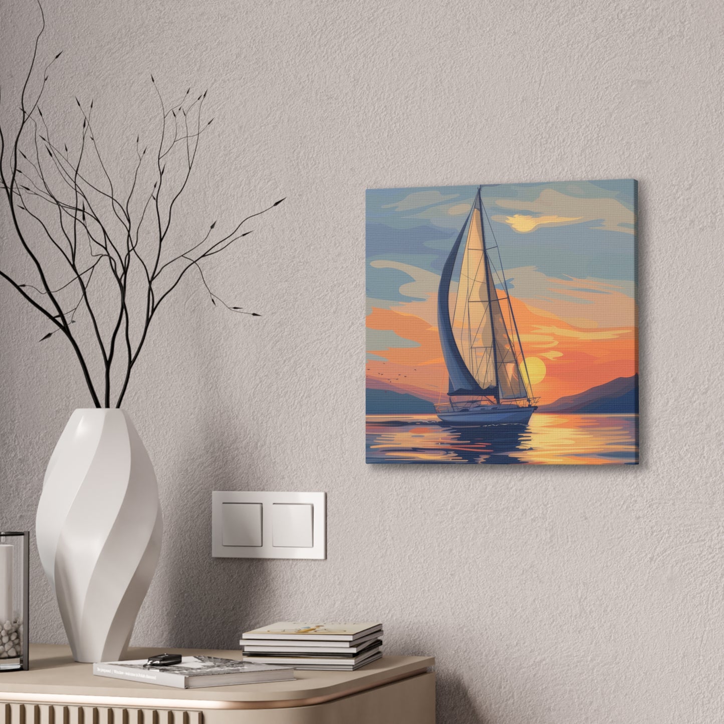 Sailing - Canvas Stretched, 0.75"