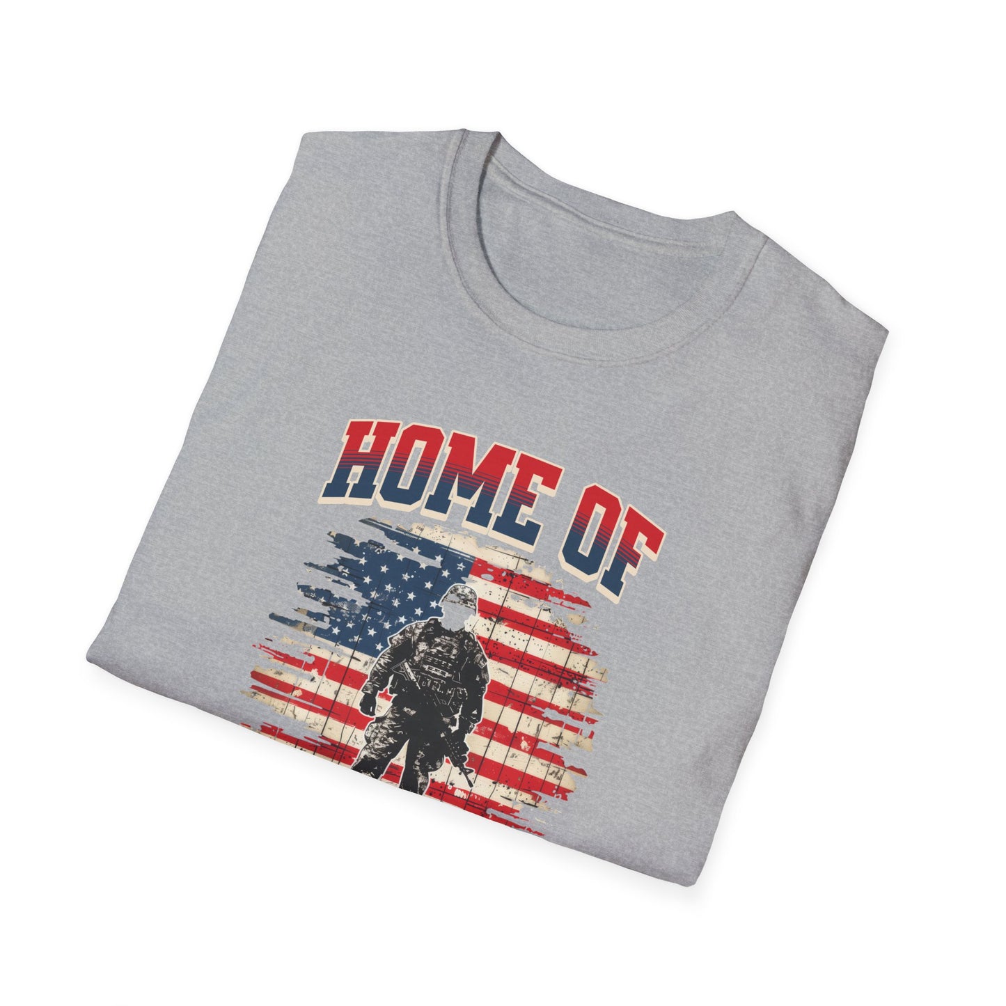 Home of the Brave - Unisex Softstyle T-Shirt