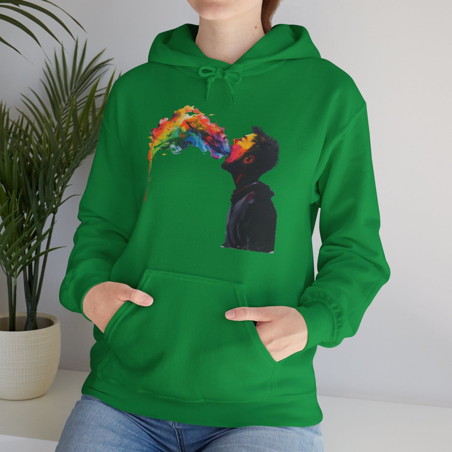 Rainbow Breath - Unisex Heavy Blend™ Hooded Sweatshirt