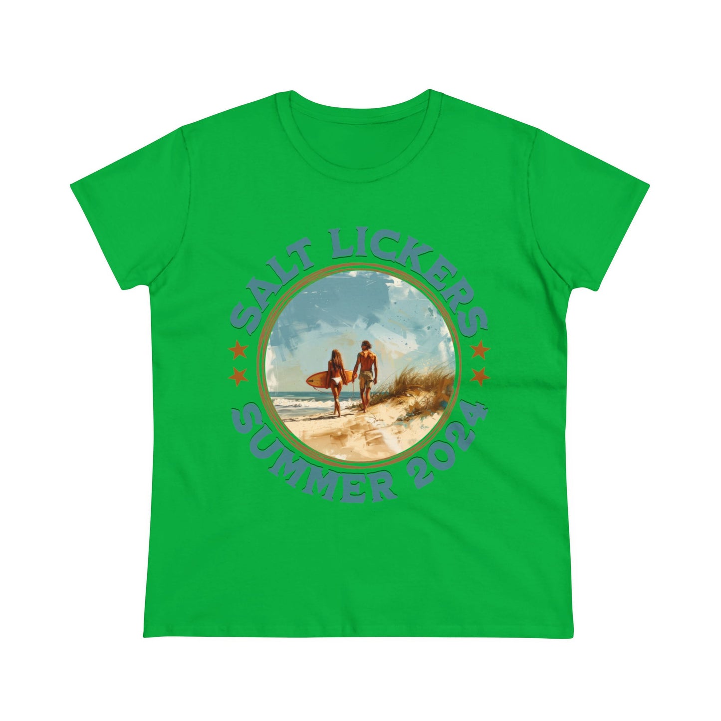 Surfing - Women's Midweight Cotton Tee