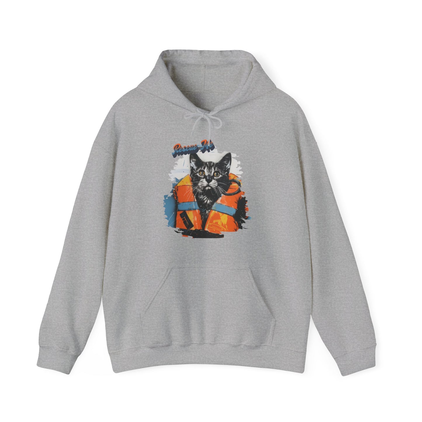 Rescue Cat - Unisex Heavy Blend™ Hooded Sweatshirt