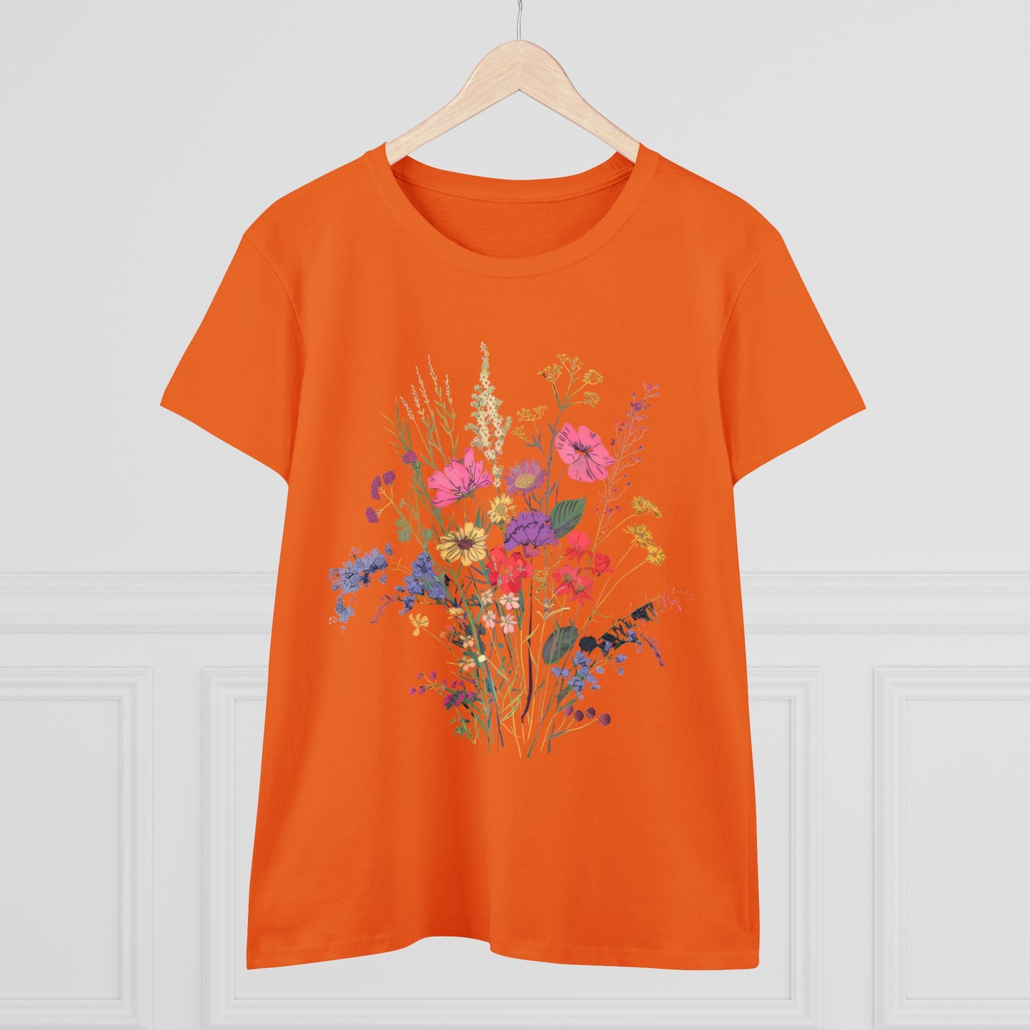 Wildflowers - Women's Midweight Cotton Tee