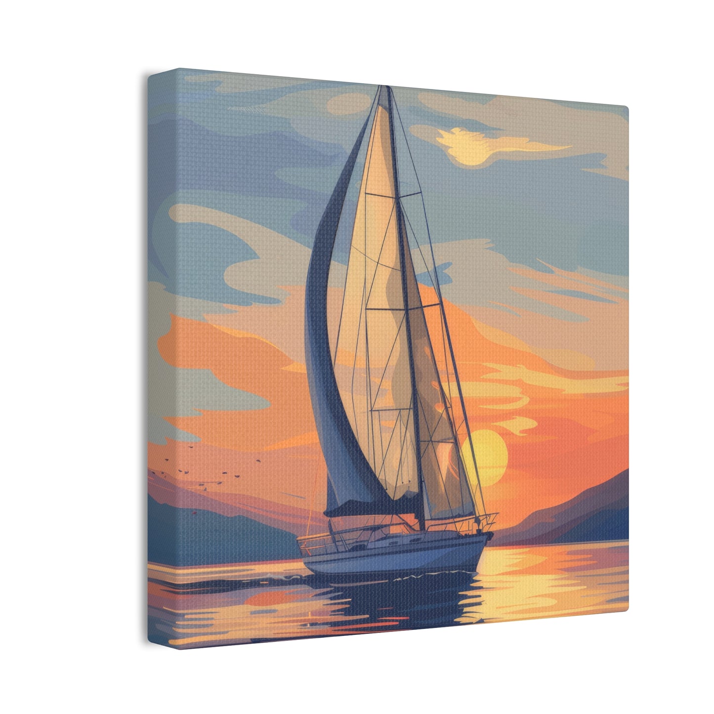 Sailing - Canvas Stretched, 0.75"