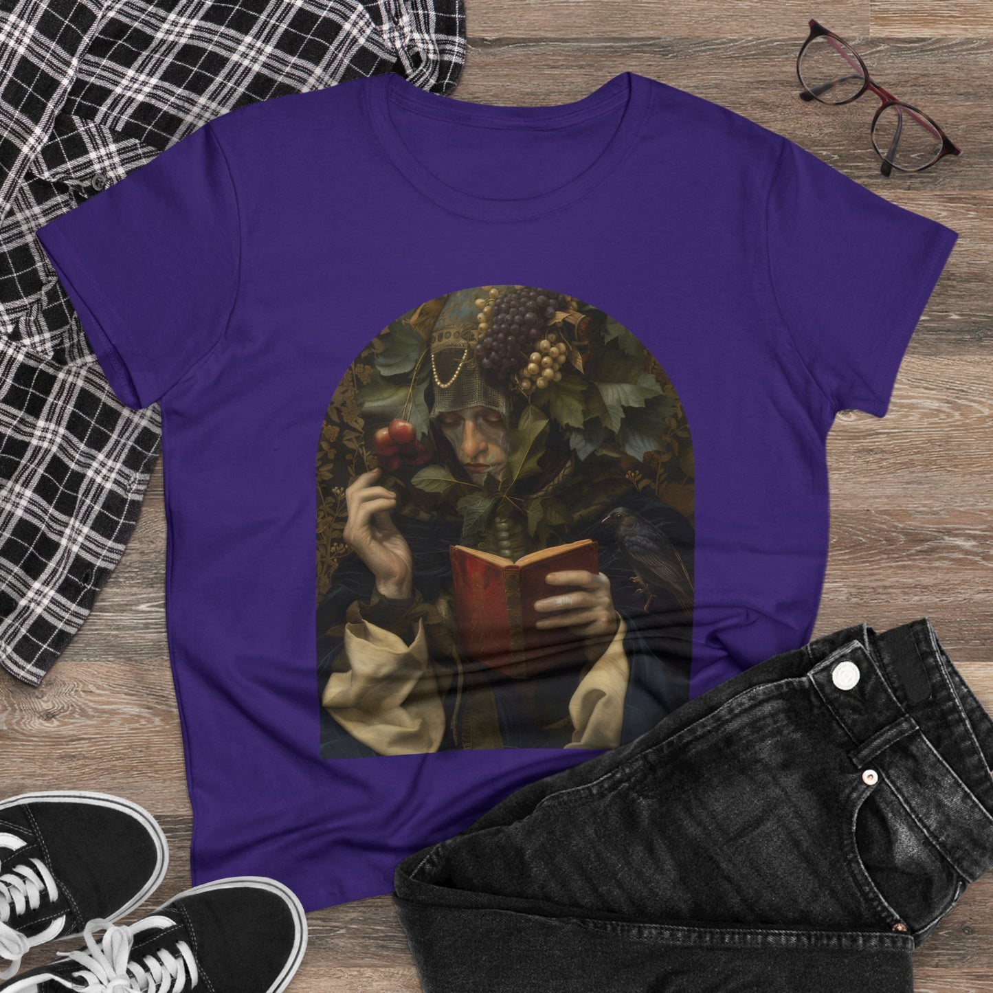 Solemn Reading - Fantasy - Women's Midweight Cotton Tee