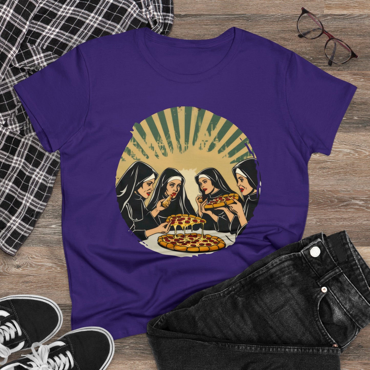 Pizza Divine - Women's Midweight Cotton Tee