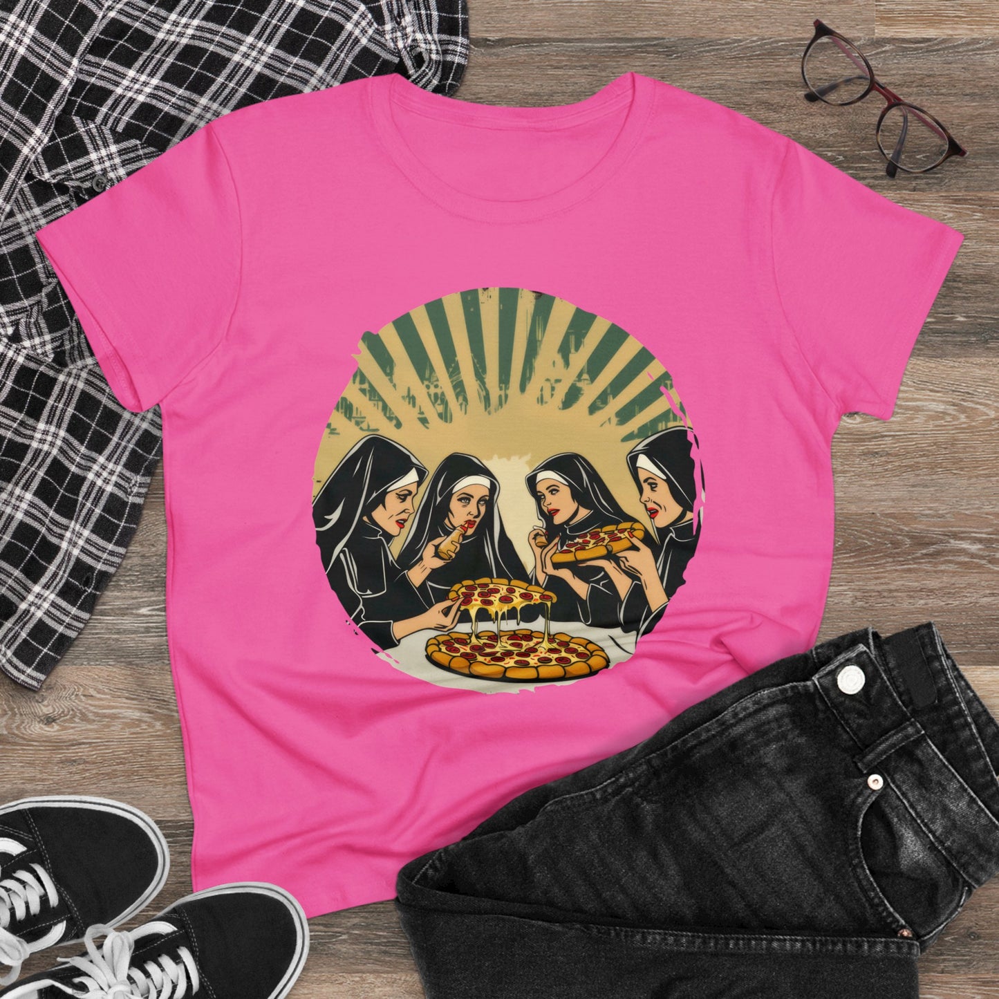 Pizza Divine - Women's Midweight Cotton Tee