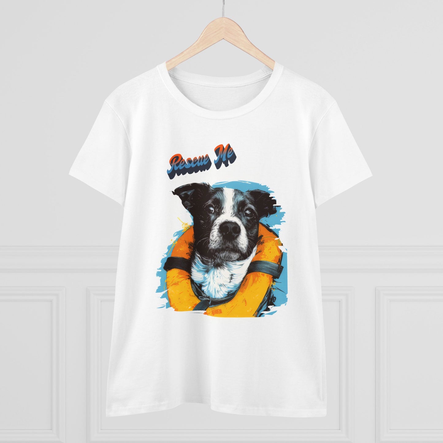 Rescue Dog - Women's Midweight Cotton Tee