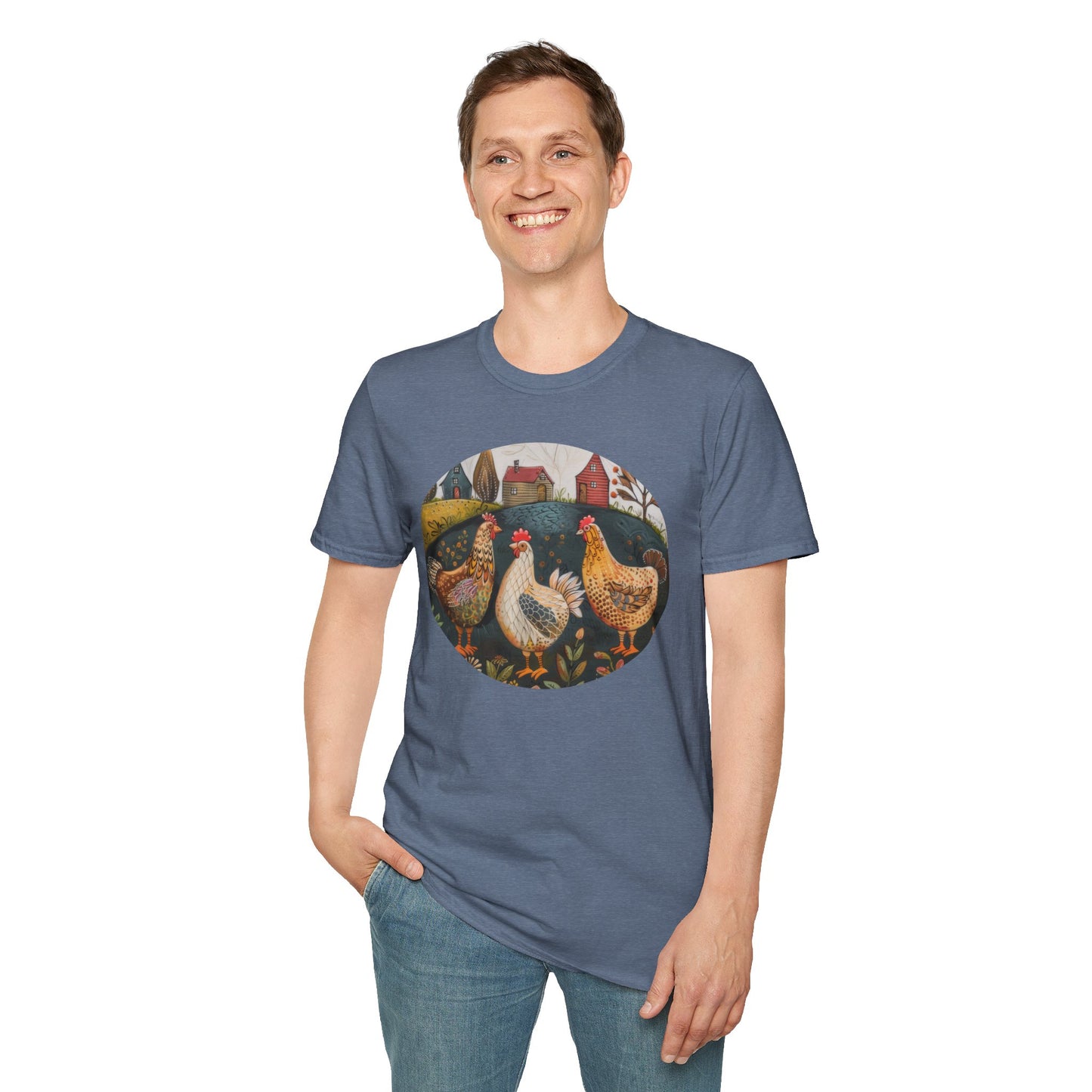 Chickens - Unisex Softstyle T-Shirt