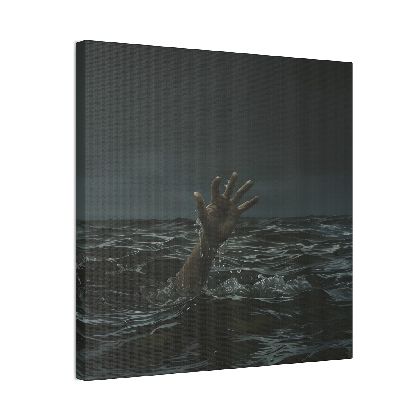 Not Waving But Drowning - Canvas Stretched, 0.75"