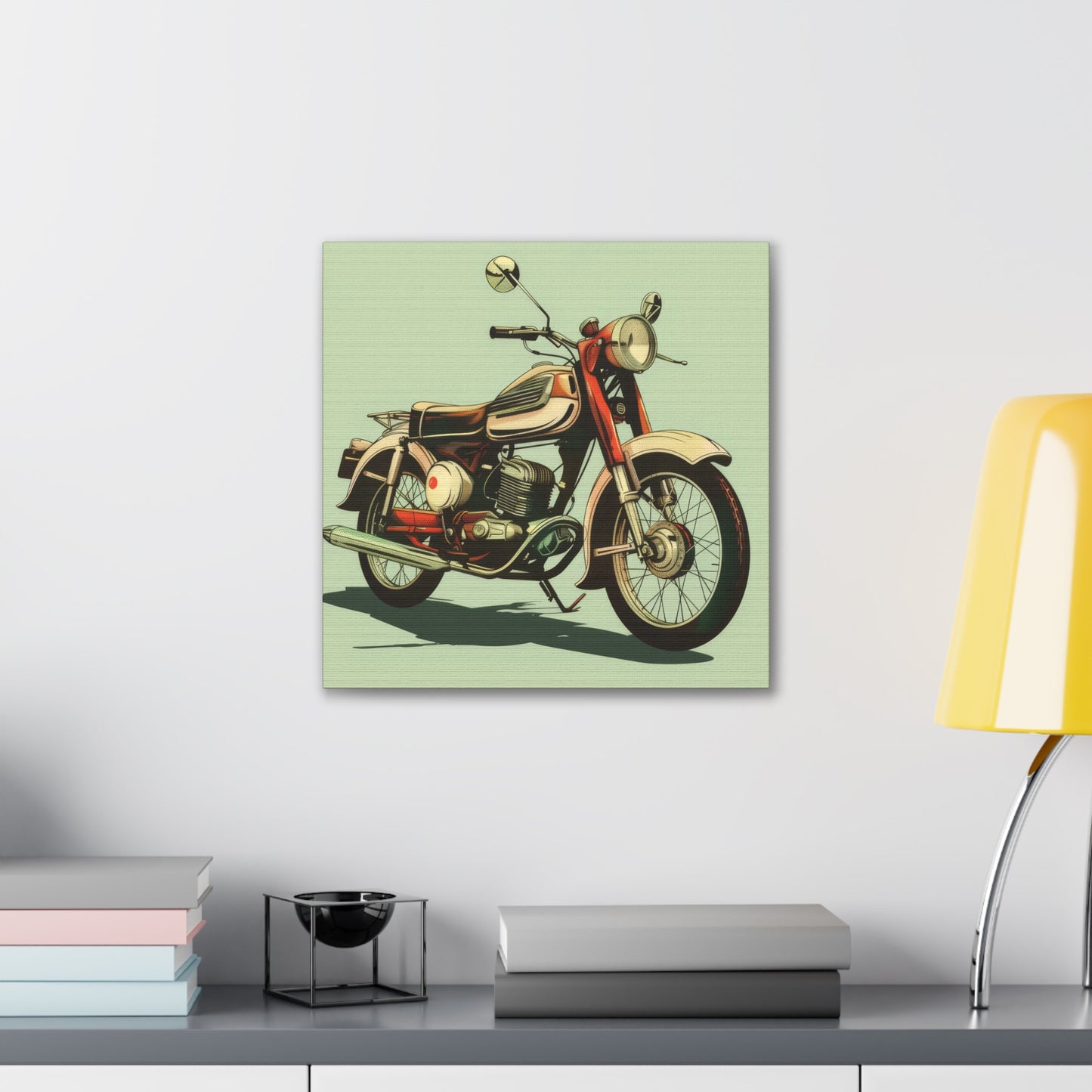 Motorcycle - Canvas Stretched, 0.75"