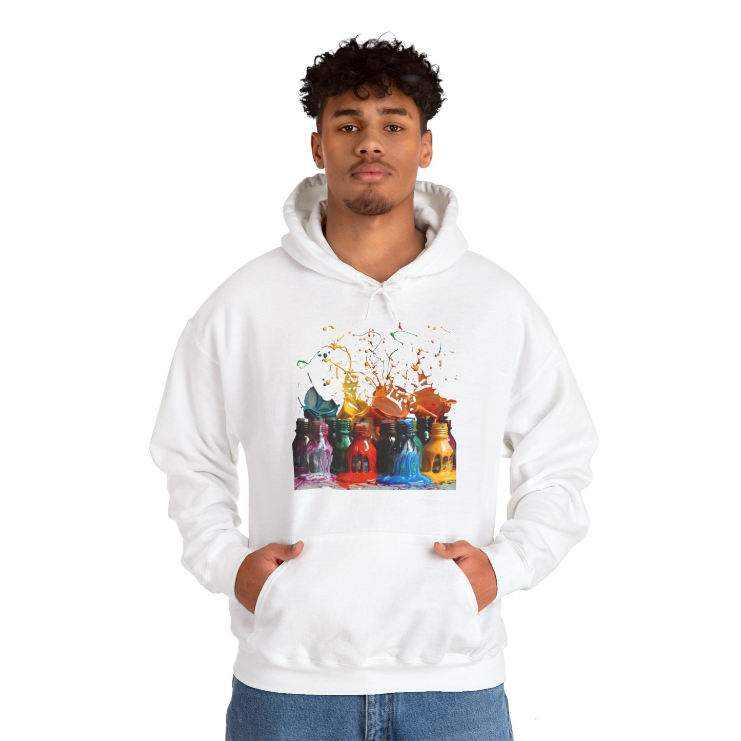 Paint Splash - Unisex Heavy Blend™ Hooded Sweatshirt