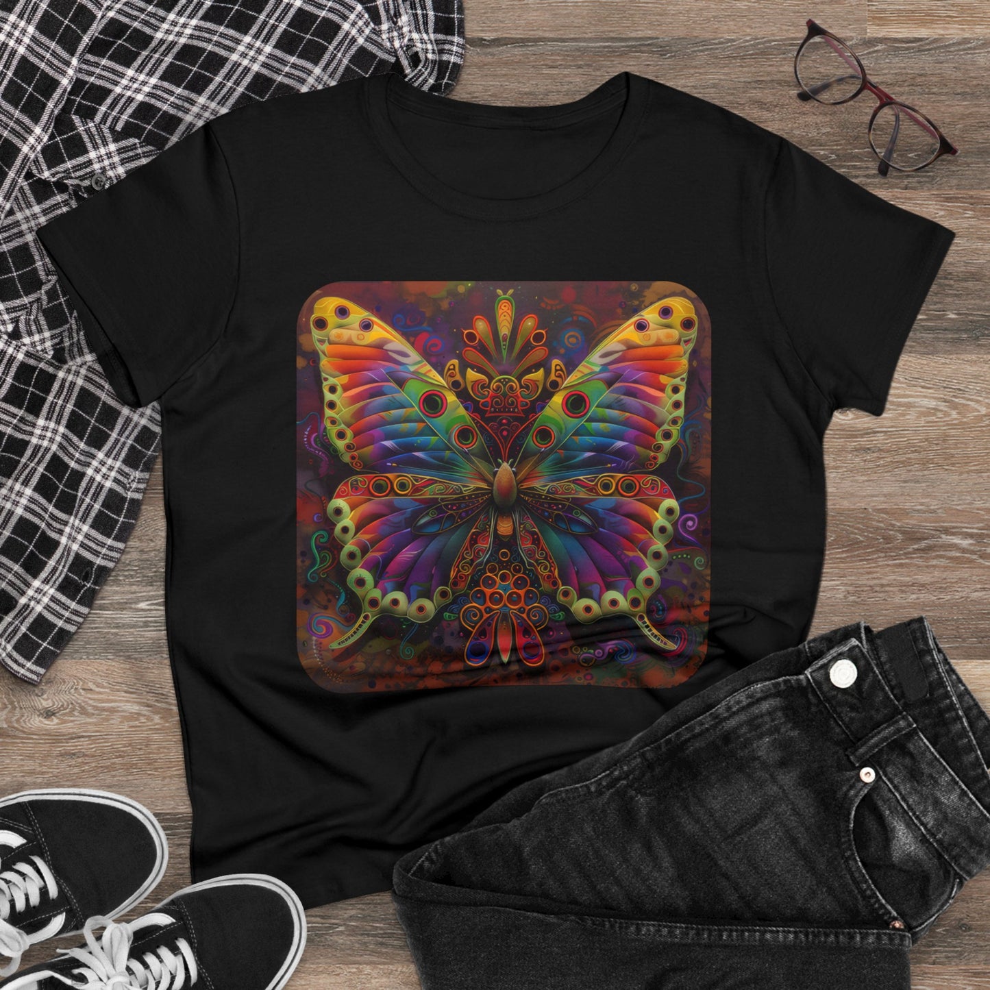 Butterfly - Women's Midweight Cotton Tee