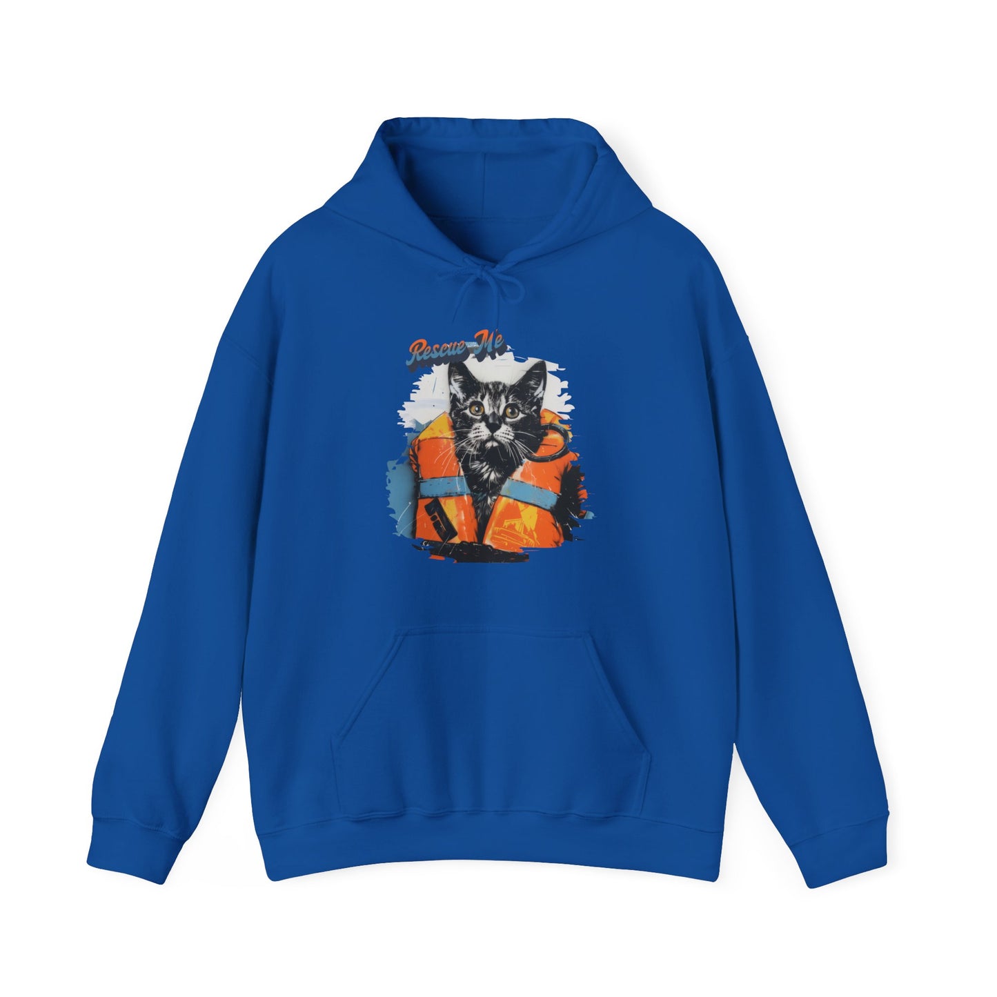 Rescue Cat - Unisex Heavy Blend™ Hooded Sweatshirt