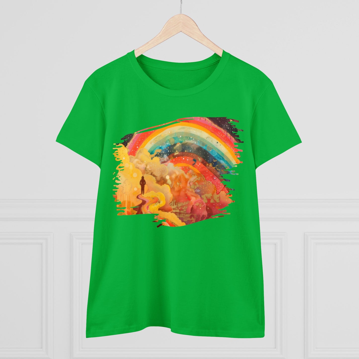 Chasing Rainbows - Women's Midweight Cotton Tee