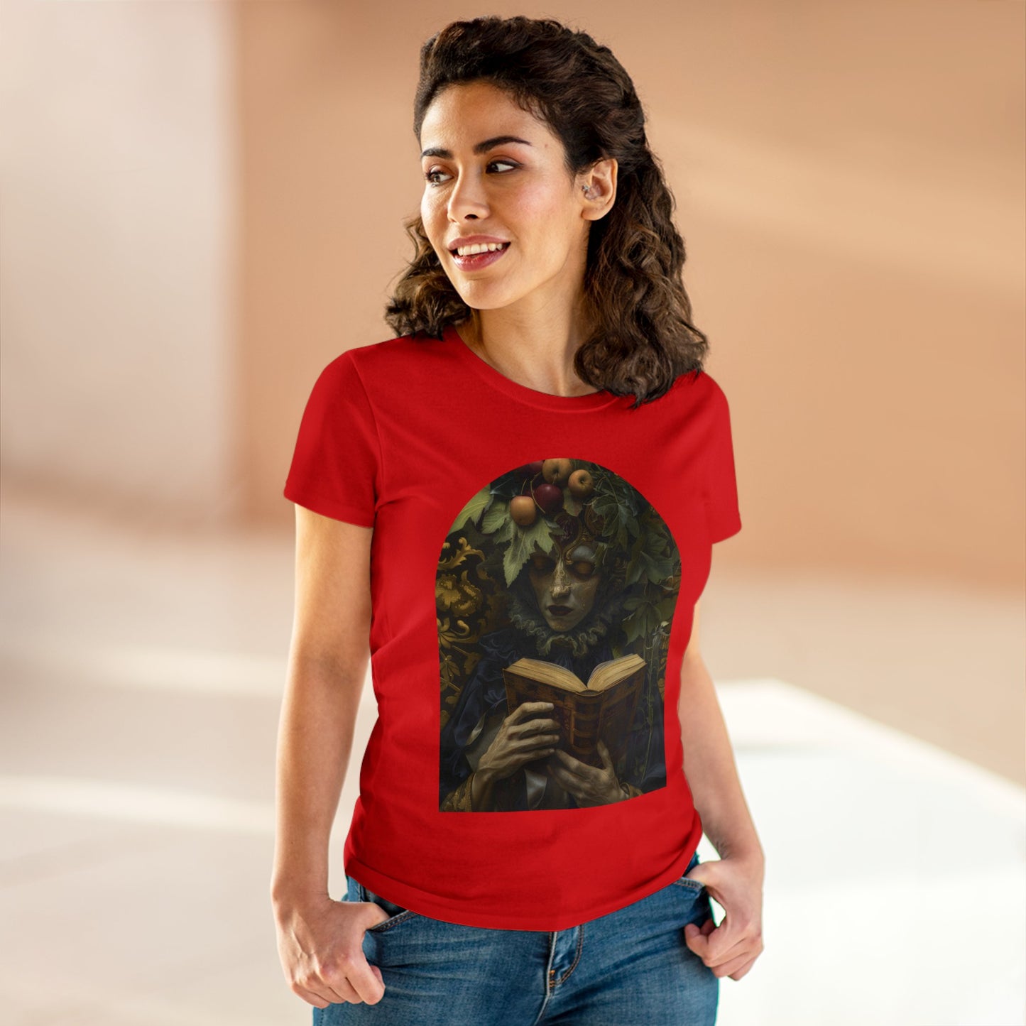 Solemn Reading - Fantasy - Women's Midweight Cotton Tee