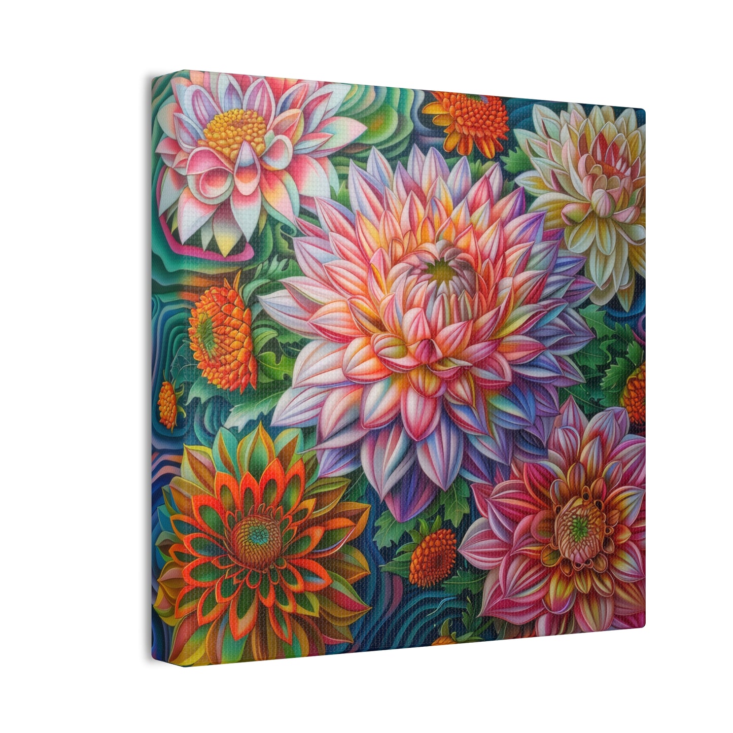 Flowers - Canvas Stretched, 0.75"