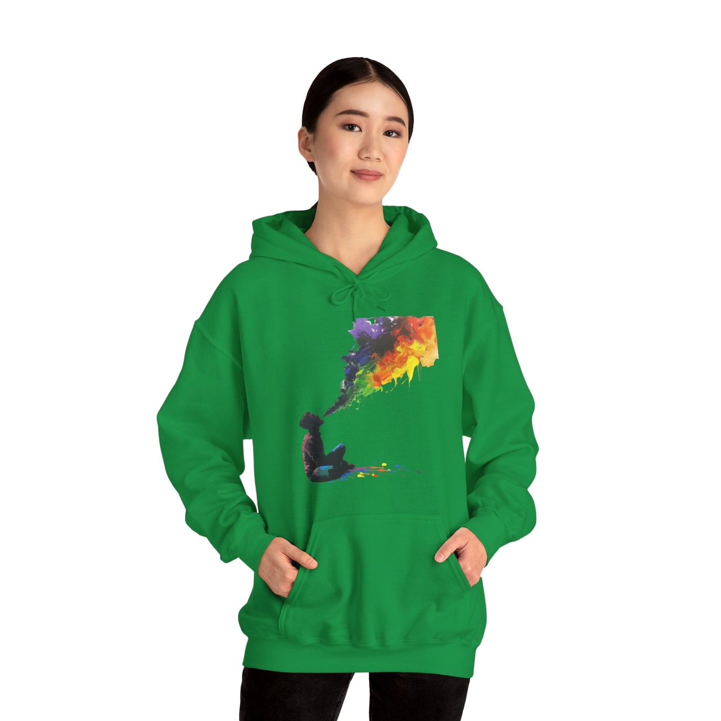 Rainbow Breath - Unisex Heavy Blend™ Hooded Sweatshirt